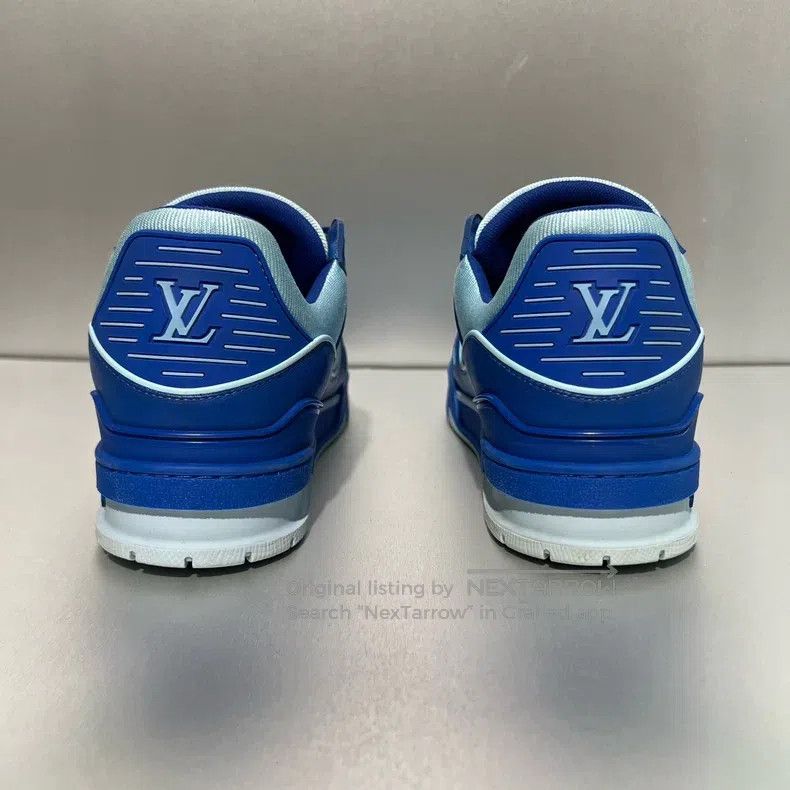 Louis Vuitton Louis Vuitton Trainer Patchwork Blueboard Shoes Size US 8.5 / EU 41-42 - 5 Thumbnail
