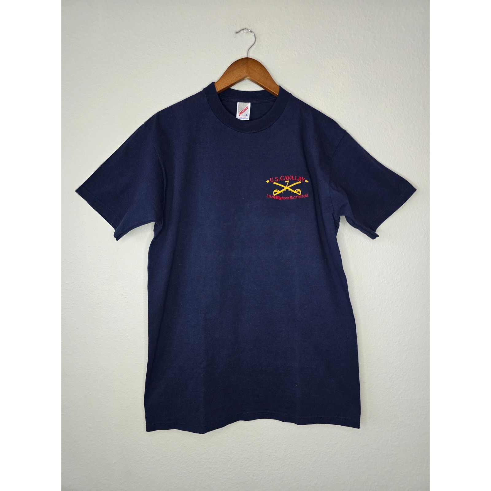 Jerzees Vintage Little Big Horn Battlefield Shirt L U.S Calvary Tee Size US L / EU 52-54 / 3 - 1 Thumbnail