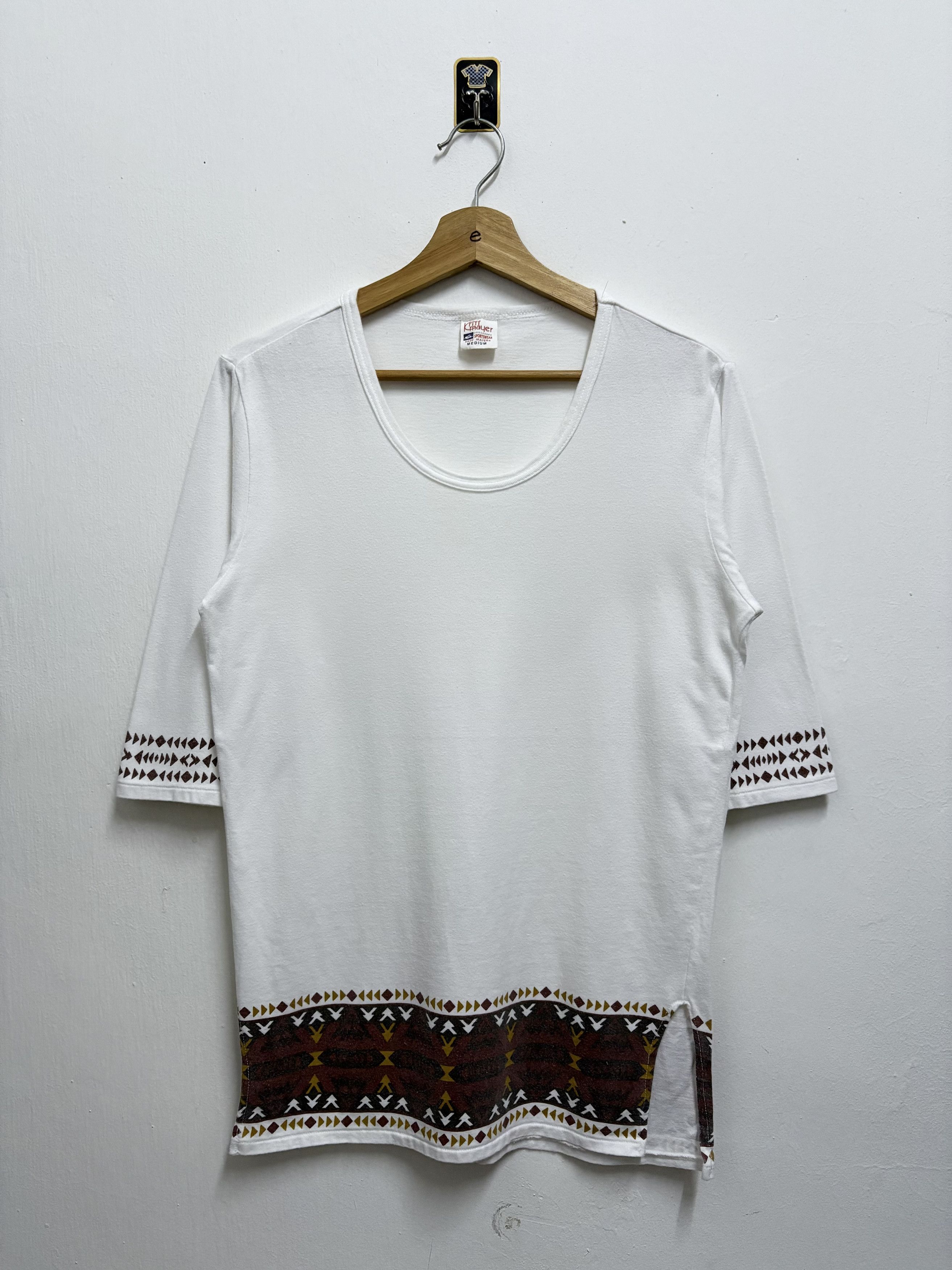 Japanese Brand × Kapital × Pendleton 2000's Kriff Mayer Sportswear Navajo Style T-Shirt Size M / US 6-8 / IT 42-44 - 1 Thumbnail