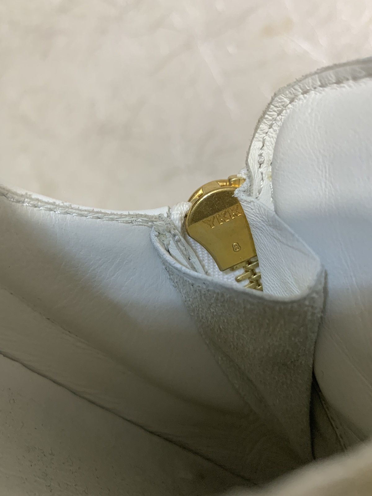 Giuseppe Zanotti Giuseppe Zanotti White Double Zip Low Top Sneakers Size US 8 / EU 41 - 11 Thumbnail