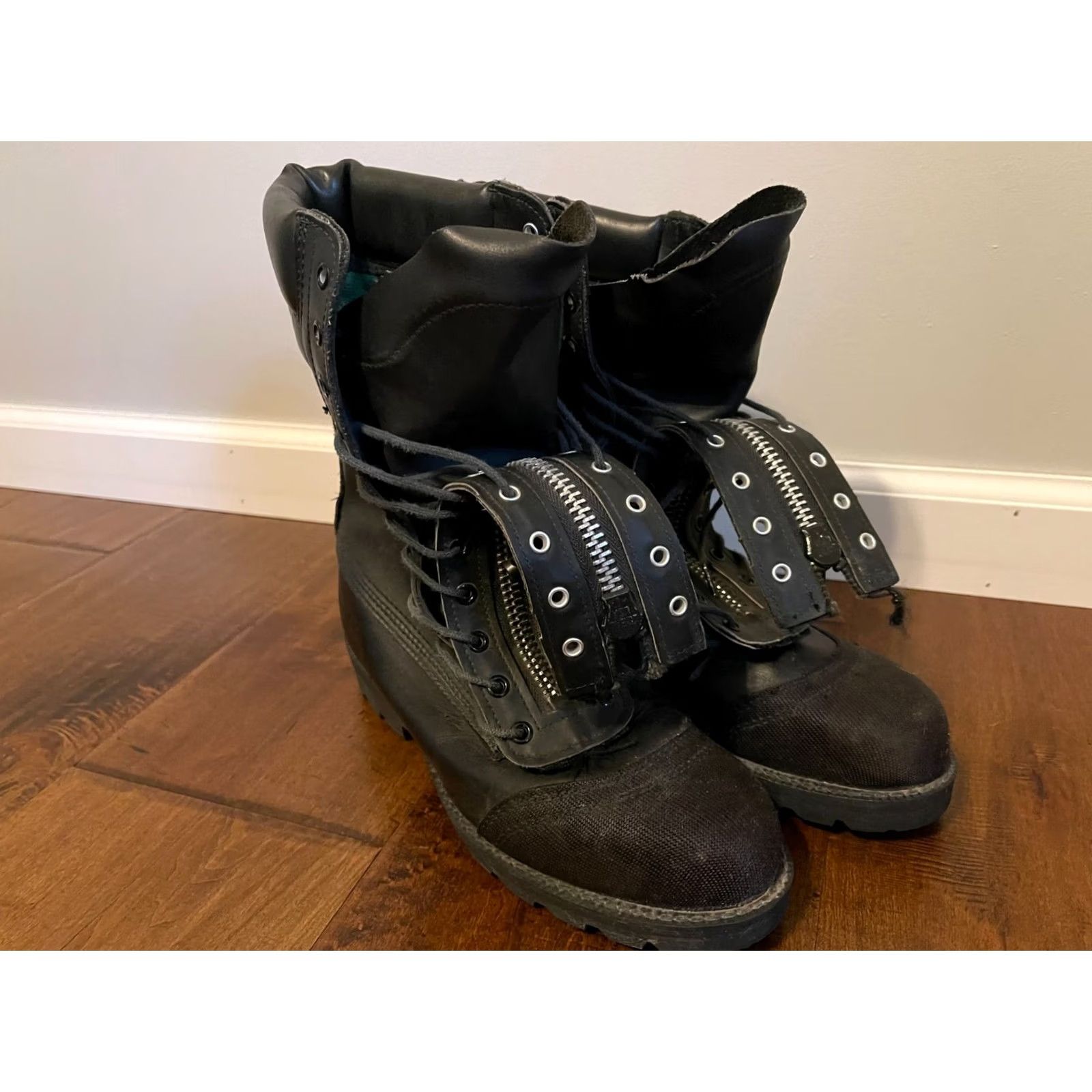 Vintage VINTAGE Ranger Firewalker Boots USA Black Leather Work Boot Men's 8M Size US 8 / EU 41 - 3 Thumbnail