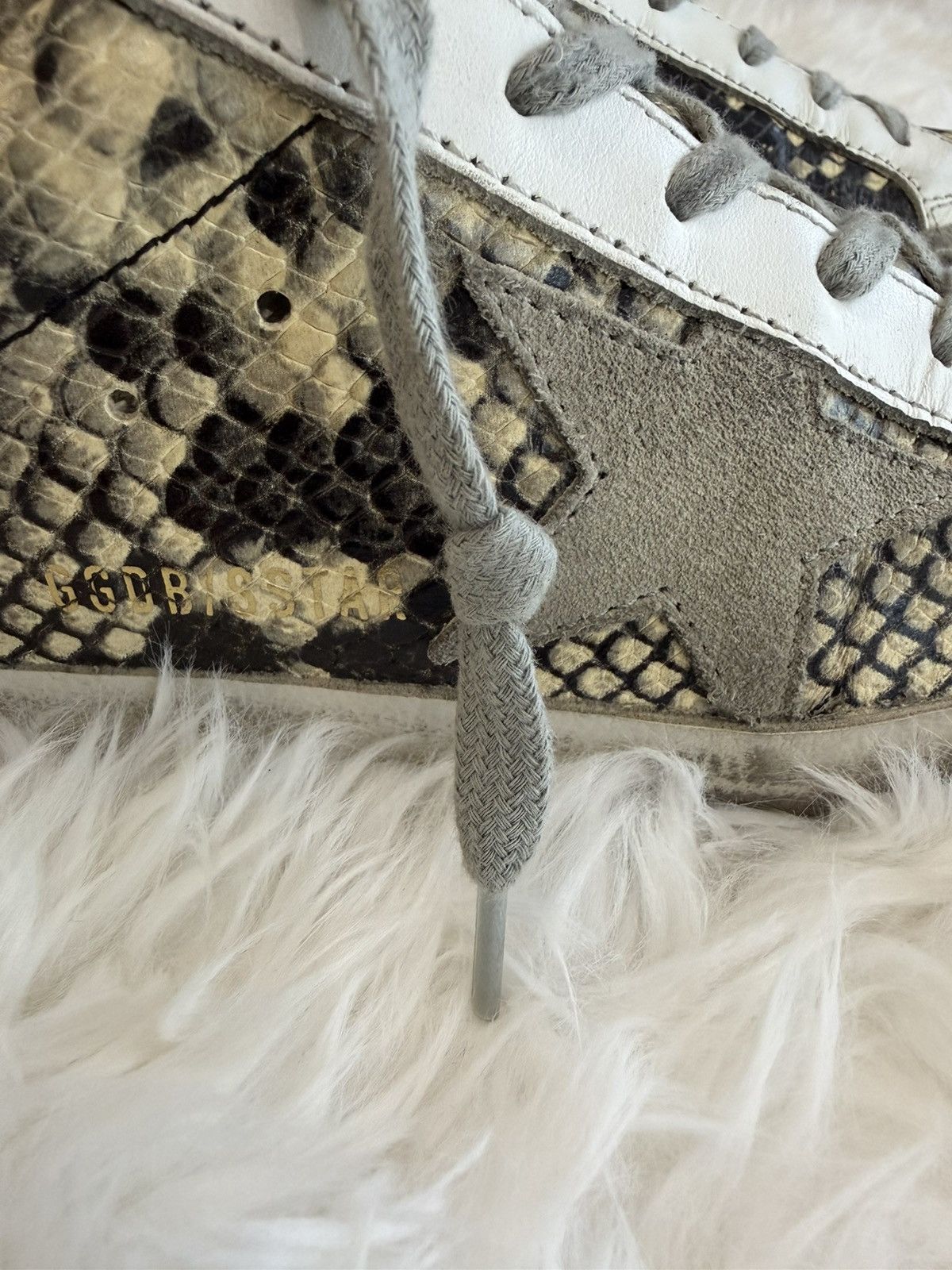 Golden Goose Golden Goose Superstar "Natural Snake Print" Size US 5 / IT 35 - 2 Thumbnail