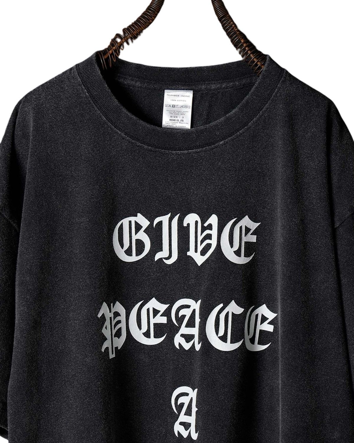 Number (N)ine Number (N)ine “Give Peace A Chance” Tee size 2 Size US M / EU 48-50 / 2 - 6 Thumbnail