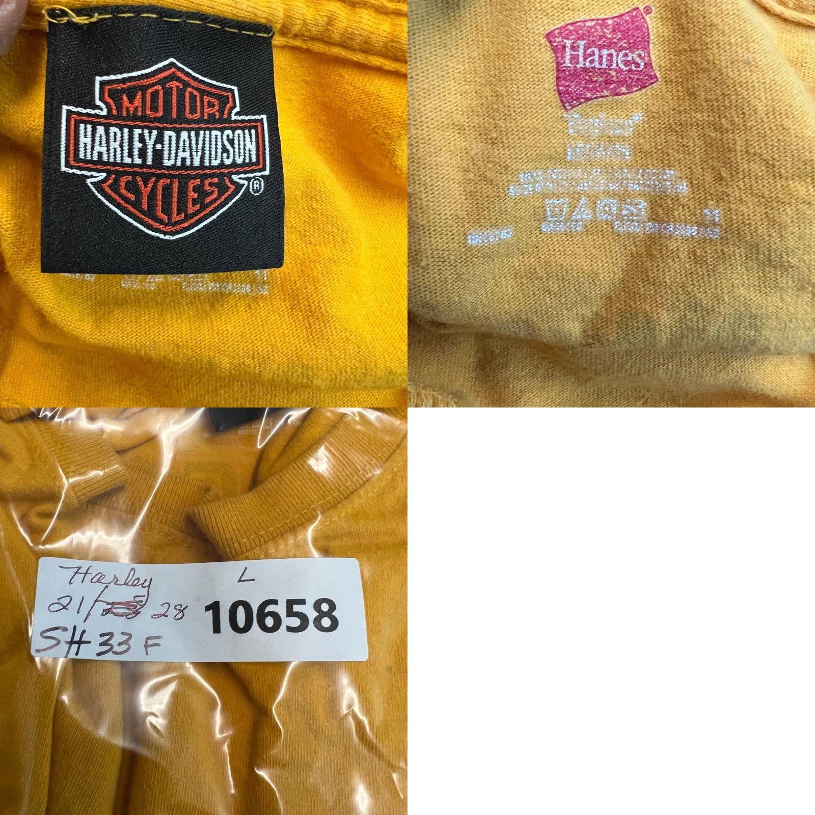 Harley Davidson Harley-Davidson Shirt Mens Size M Crew Neck Yellow Pocket Graphic Conyers GA USA 2010s Biker Capable of Pockets Mens Size US M / EU 48-50 / 2 - 8 Thumbnail