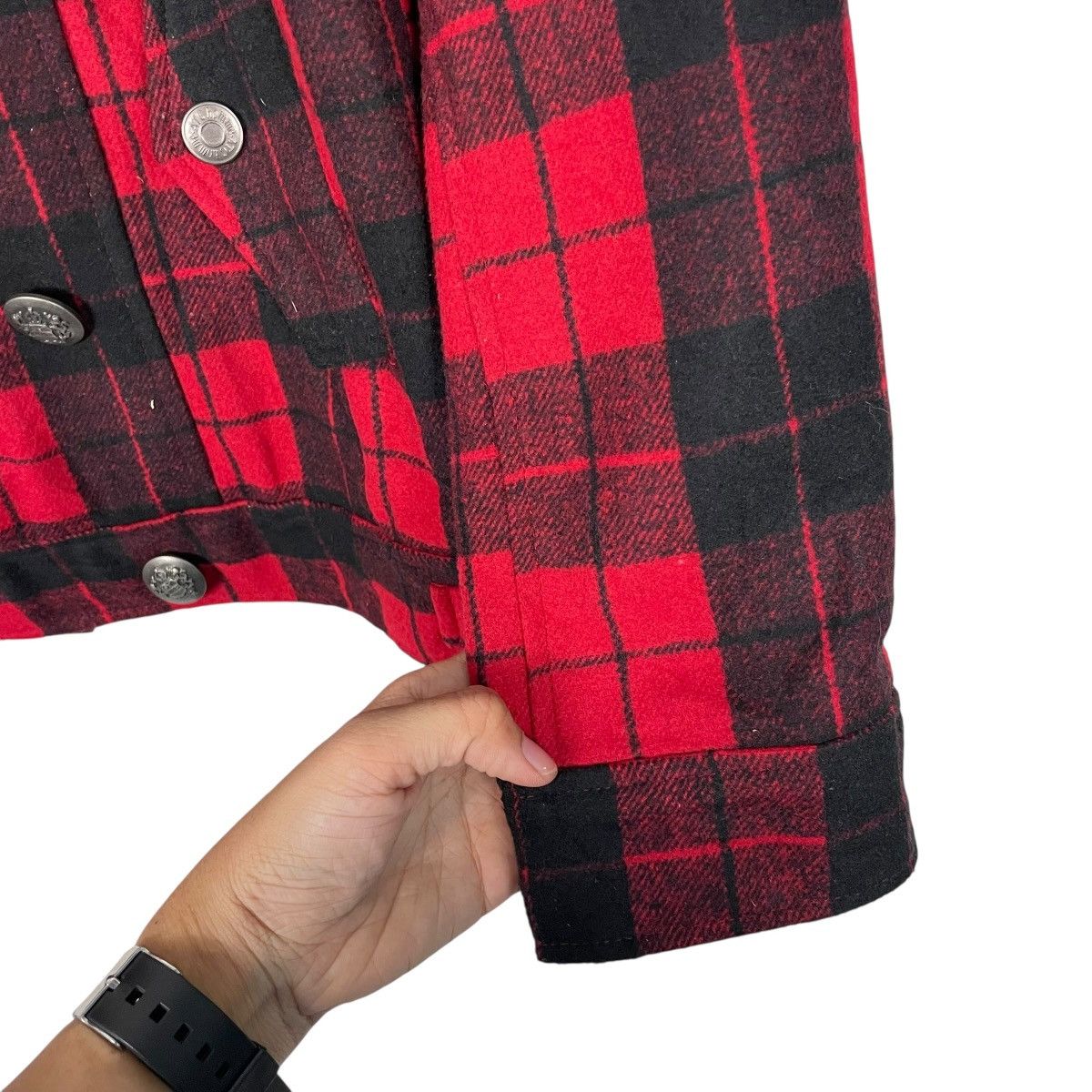In The Attic In The Attic Tartan Punk Jacket Size US S / EU 44-46 / 1 - 13 Thumbnail