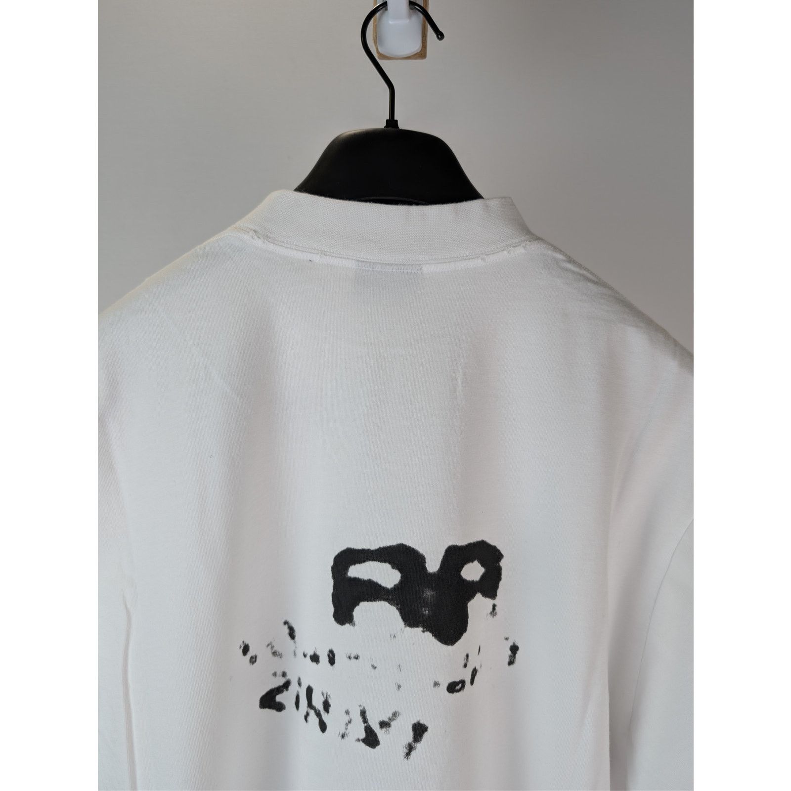 Balenciaga o1rshd1 Hand Drawn BB Icon Vintage Jersey Medium Fit T-Shirt Size US S / EU 44-46 / 1 - 15 Thumbnail