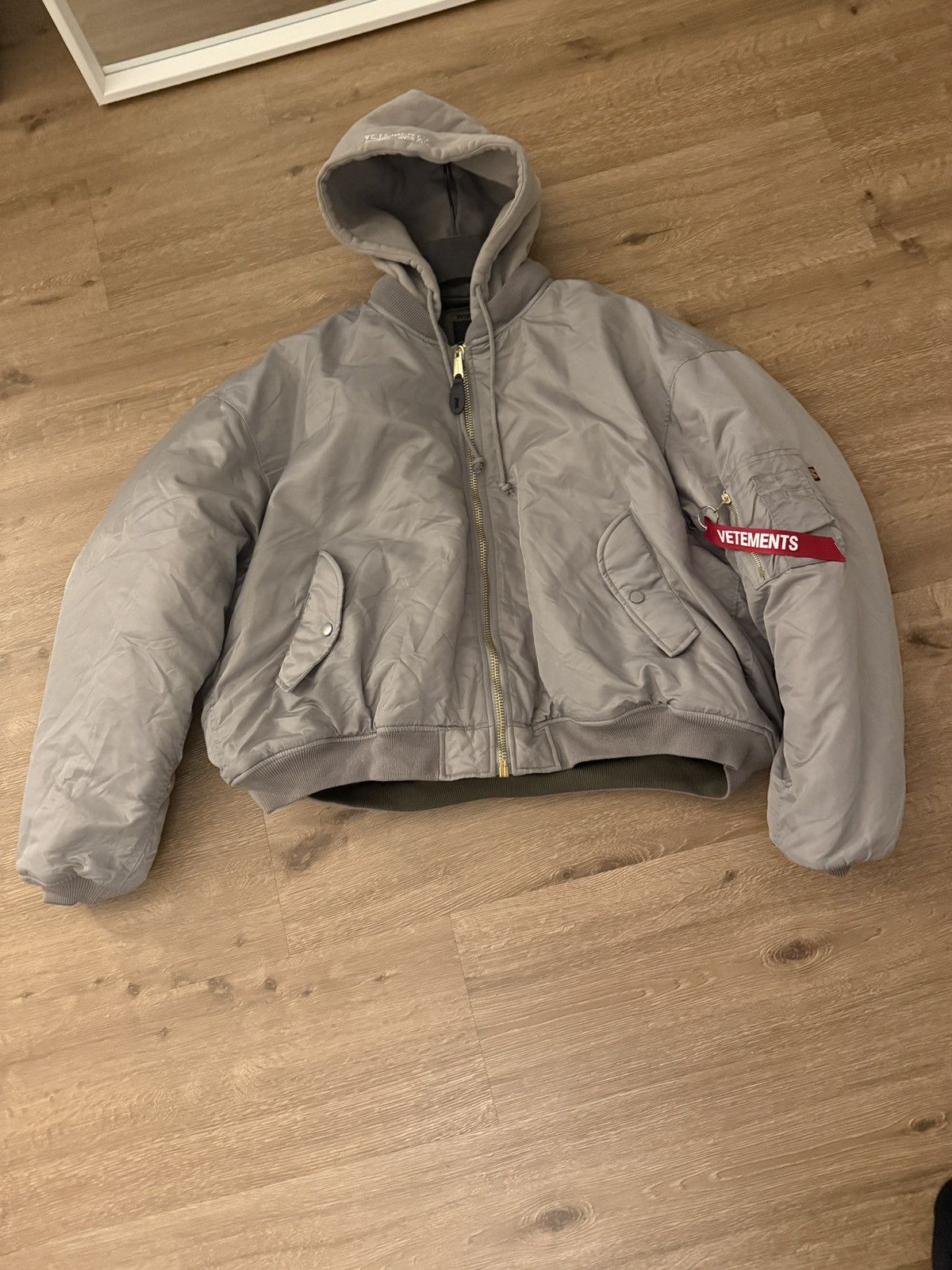 Vetements x Alpha Industries reversible bomber 2018