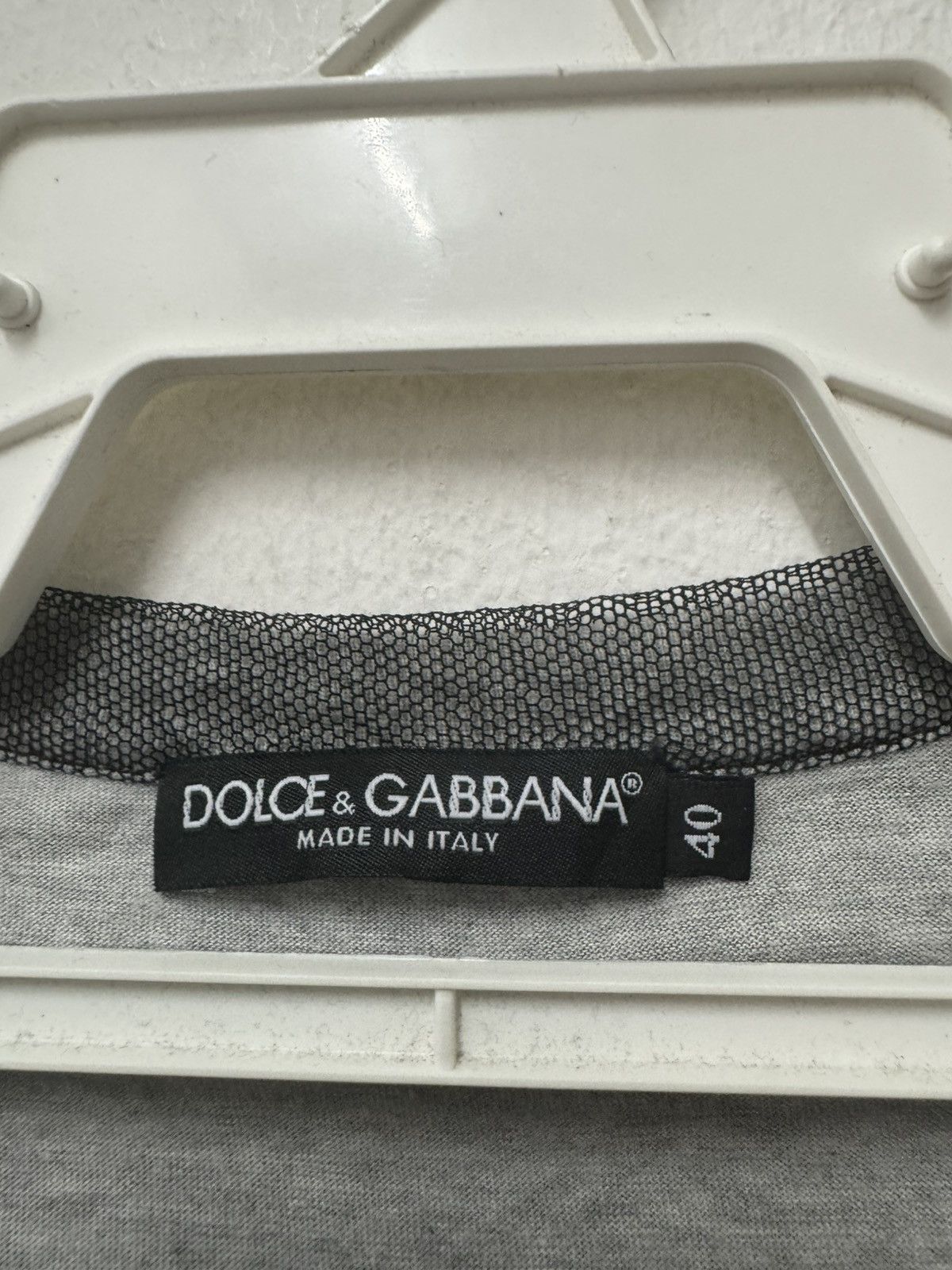 Dolce & Gabbana Dolce & Gabbana “I am Fashion Victim” Nett T Shirt Size US S / EU 44-46 / 1 - 6 Thumbnail