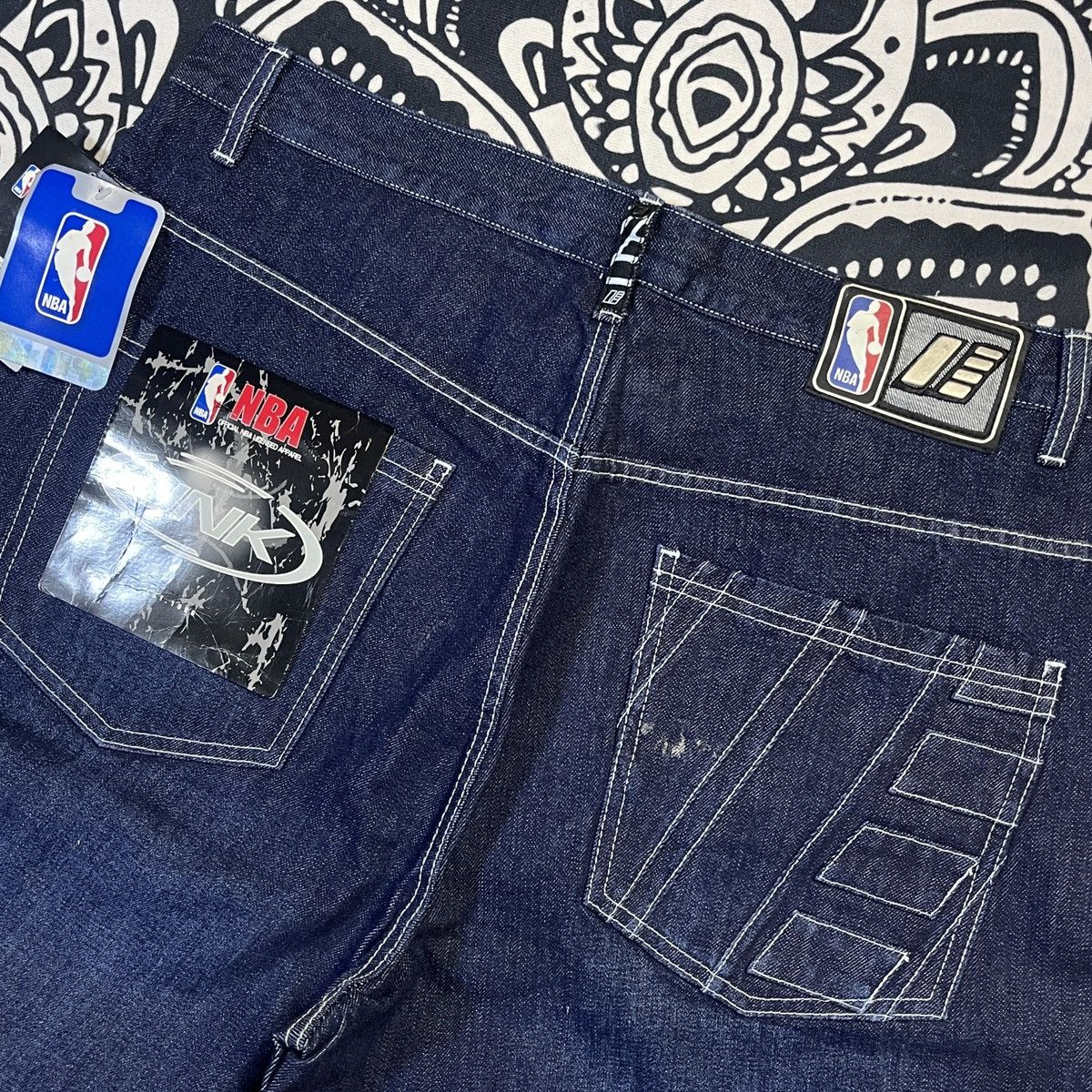 Other “Vintage Unk Nba Denim Heat Size 36” Size US 36 / EU 52 - 11 Thumbnail