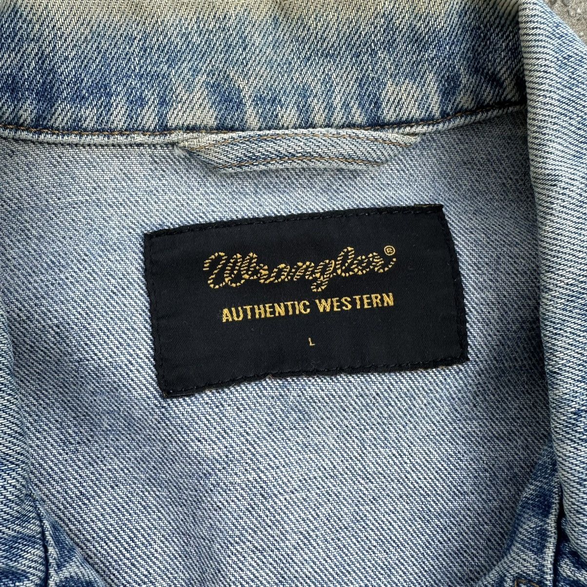 Wrangler VTG Japanese Style Wrangler Denim Jacket Bomber Y2K 80s Size US L / EU 52-54 / 3 - 7 Thumbnail