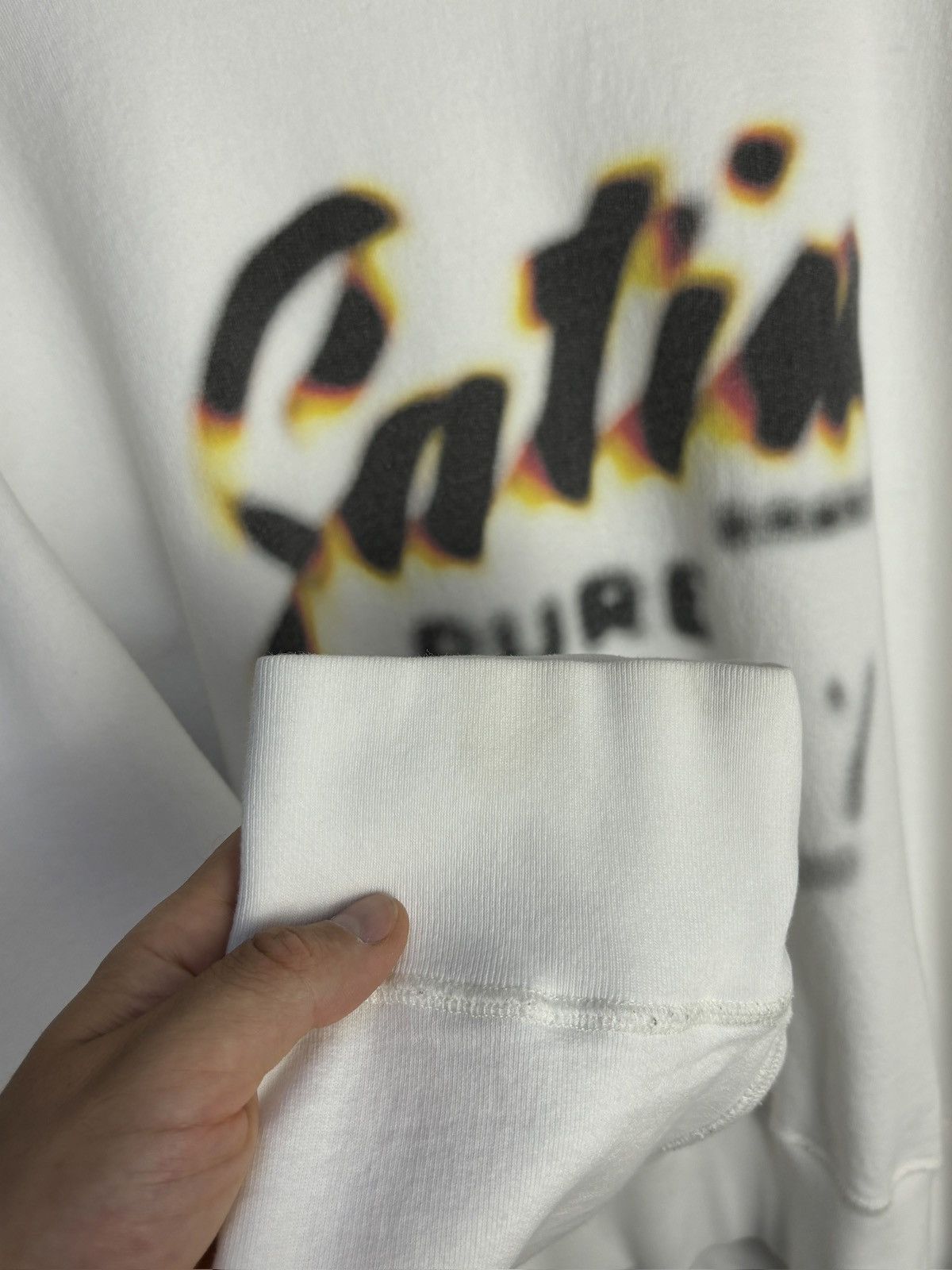 Our Legacy Our Legacy Patch Sweat Boxy Sweatshirt Satin Size US L / EU 52-54 / 3 - 4 Thumbnail