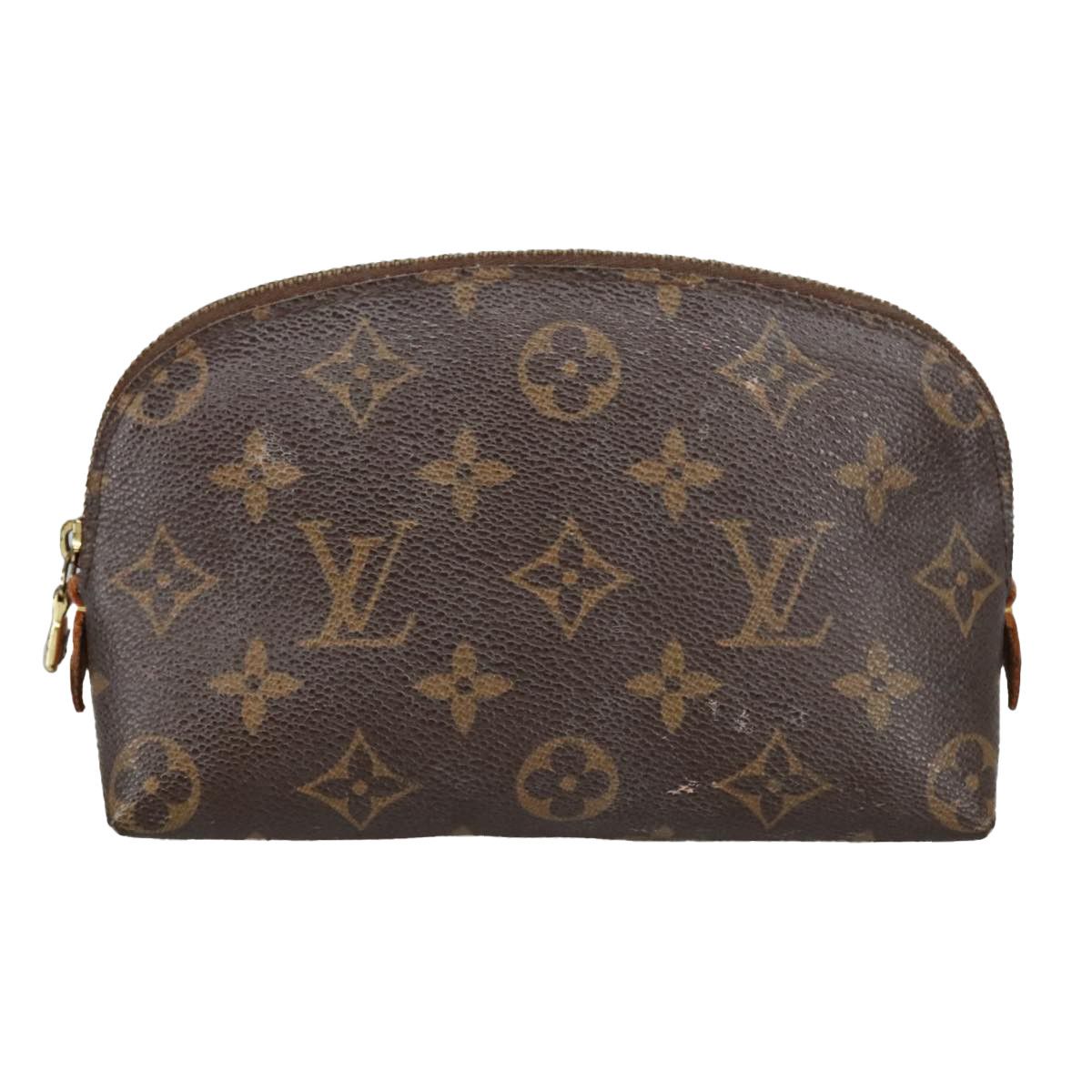 Louis Vuitton Cosmetic Pouch Brown Canvas Clutch Bag (Pre-Owned) Size ONE SIZE - 1 Thumbnail