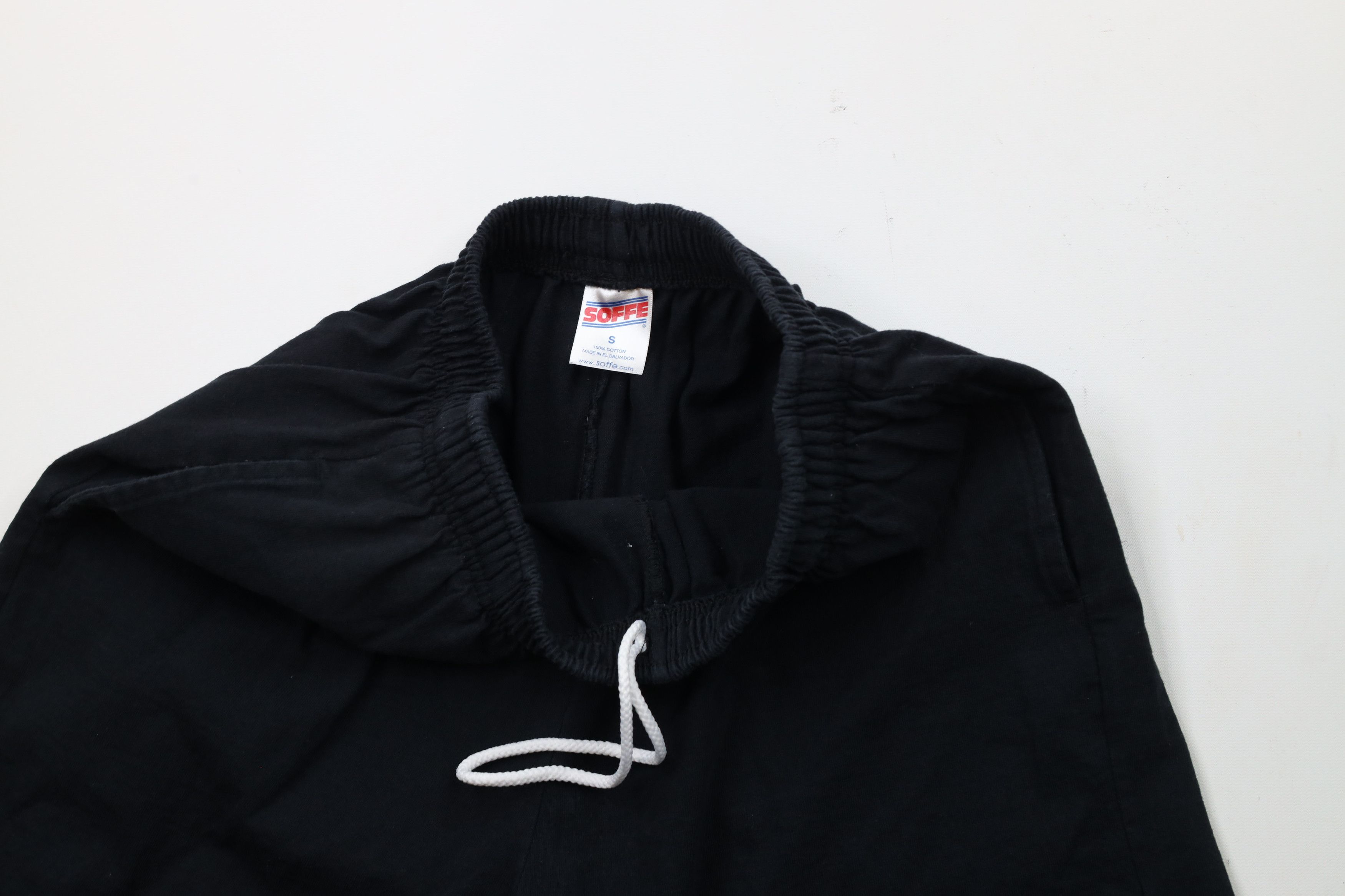 Vintage Vintage 90s Streetwear Above Knee Cotton Dad Shorts Black Size US 30 / EU 46 - 6 Thumbnail
