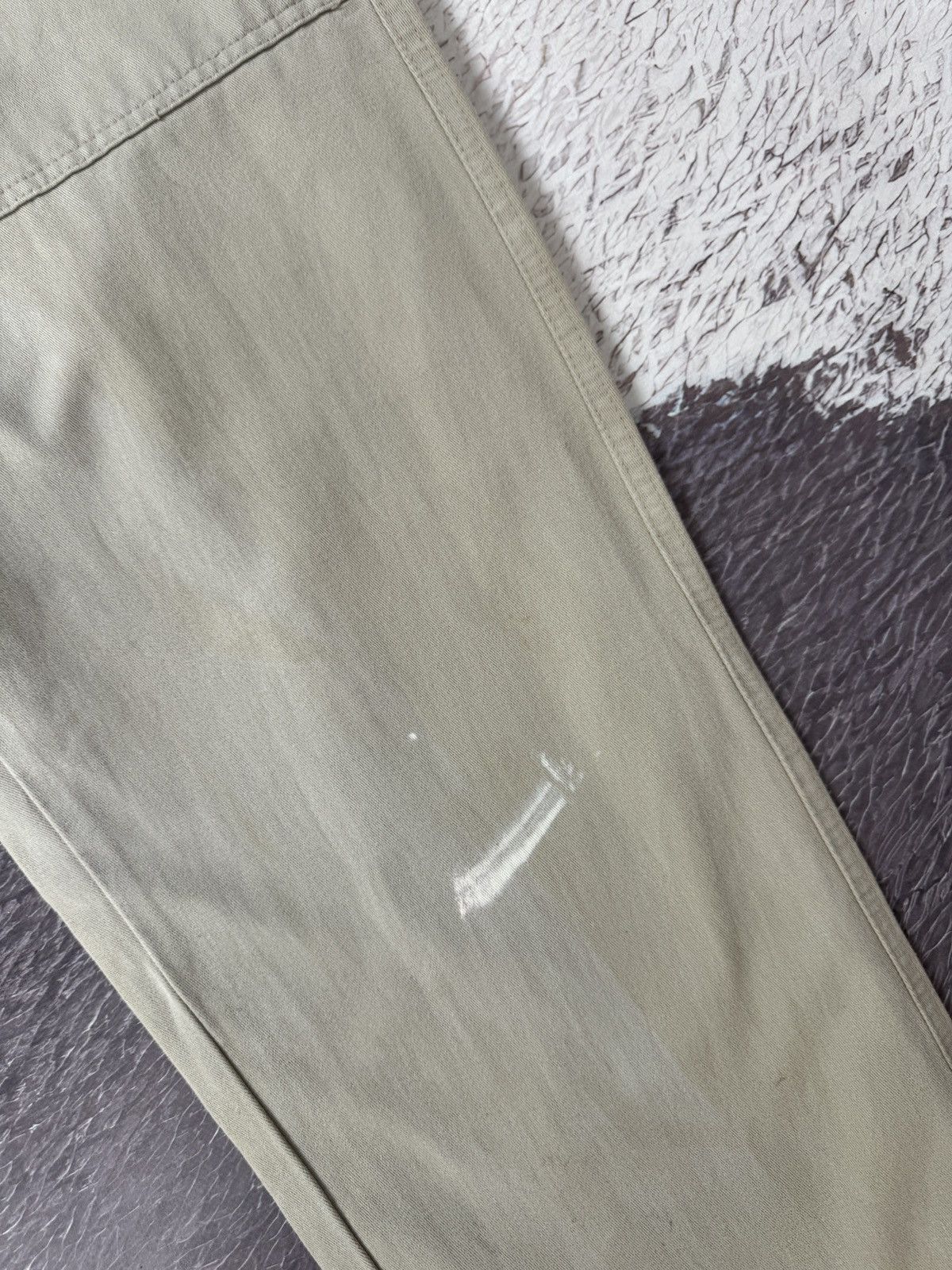 Lee × Vintage Leesures by Lee vintage beige distressed faded cotton pants Size US 34 / EU 50 - 7 Thumbnail