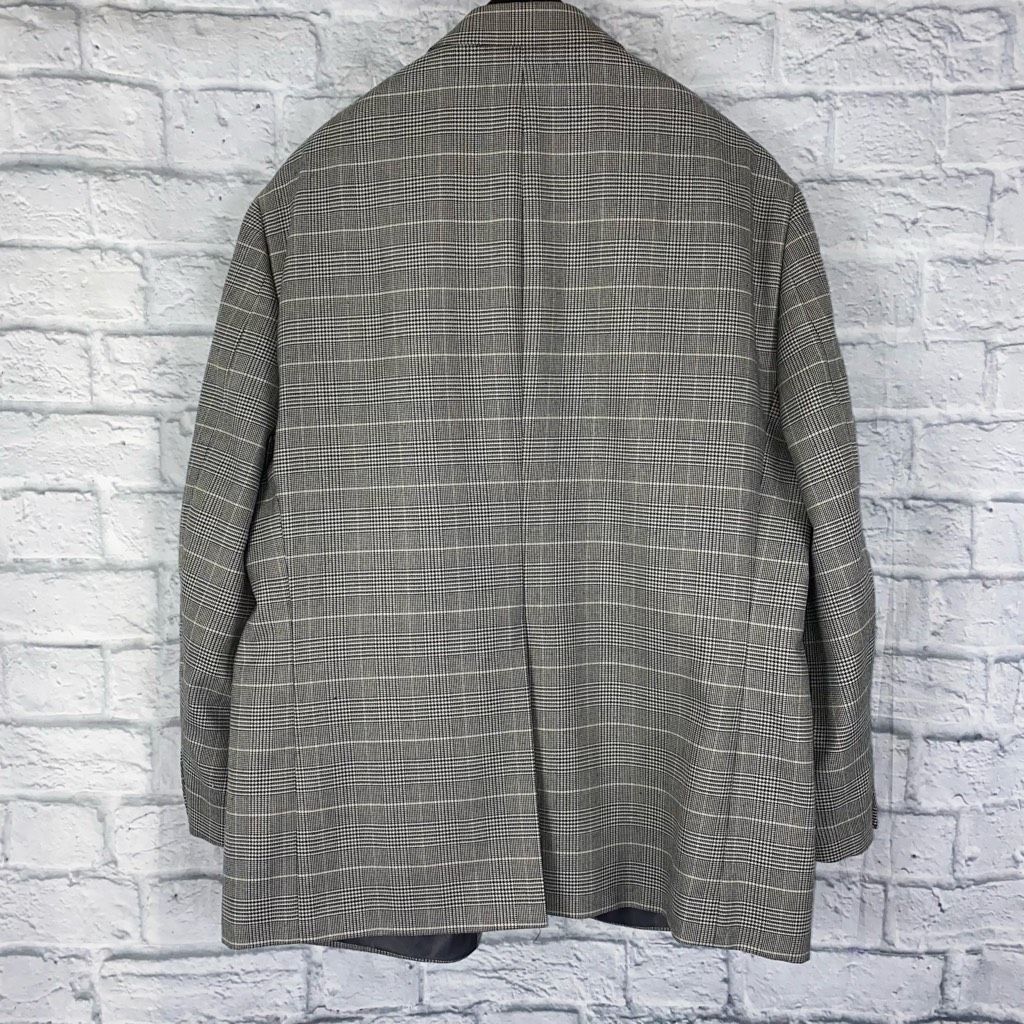 Stafford Stafford essentials mens 44R black & white button plaid blaz Size 44R - 8 Thumbnail