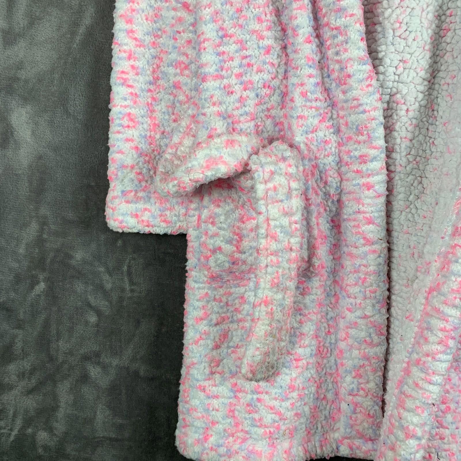 Designer More than Magic Girls Pink Robe w/ Waist Tie Sz. M 7/8 (357) Size ONE SIZE - 5 Thumbnail