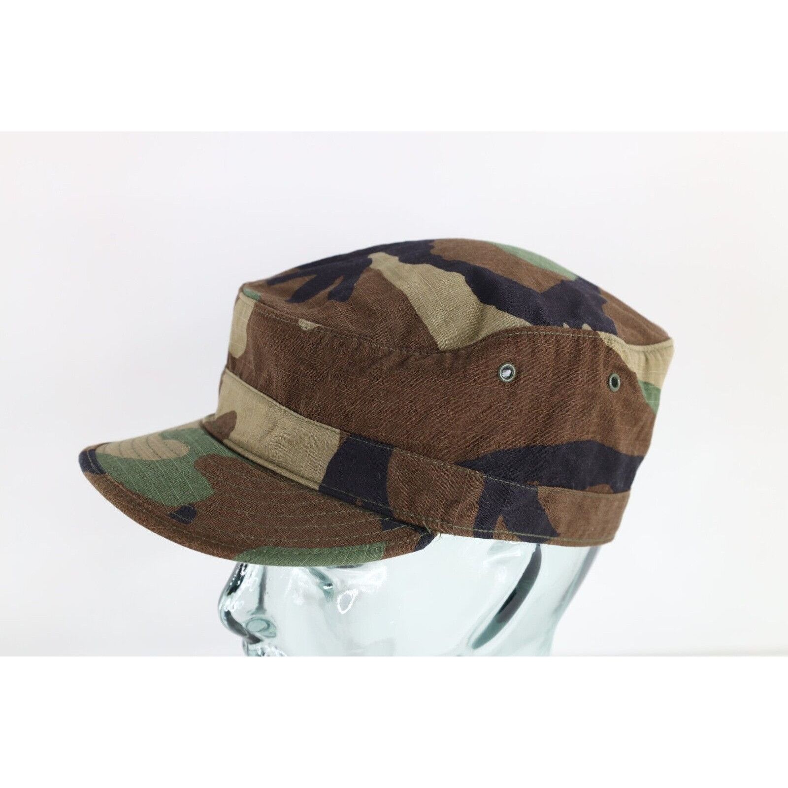 Vintage Vintage 90s Faded Military Issue Camouflage Hot Weather Cap Size ONE SIZE - 2 Thumbnail
