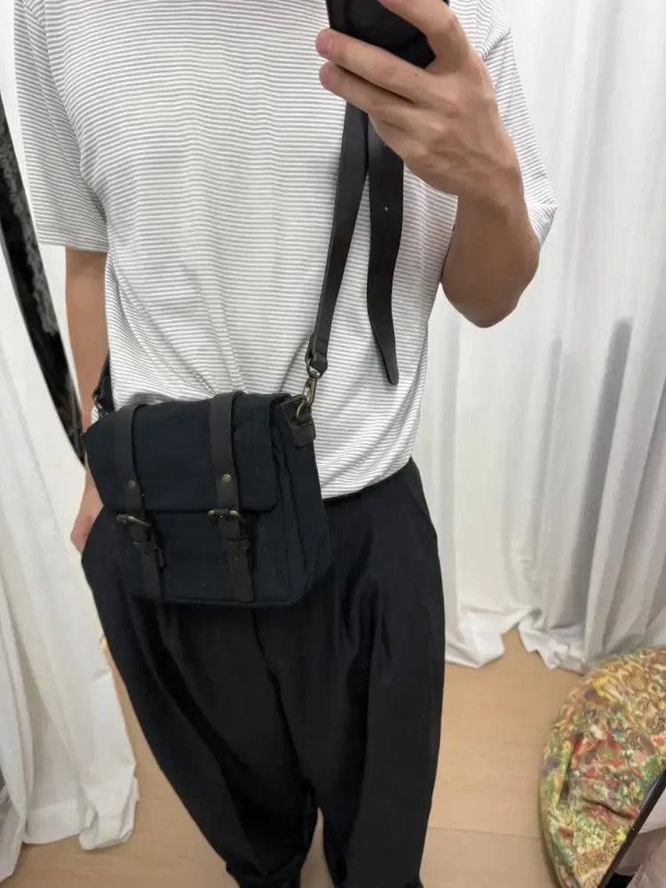 Dries Van Noten Dries Van Noten Classic Canvas Leather Joint Bag-2505 Size ONE SIZE - 7 Thumbnail