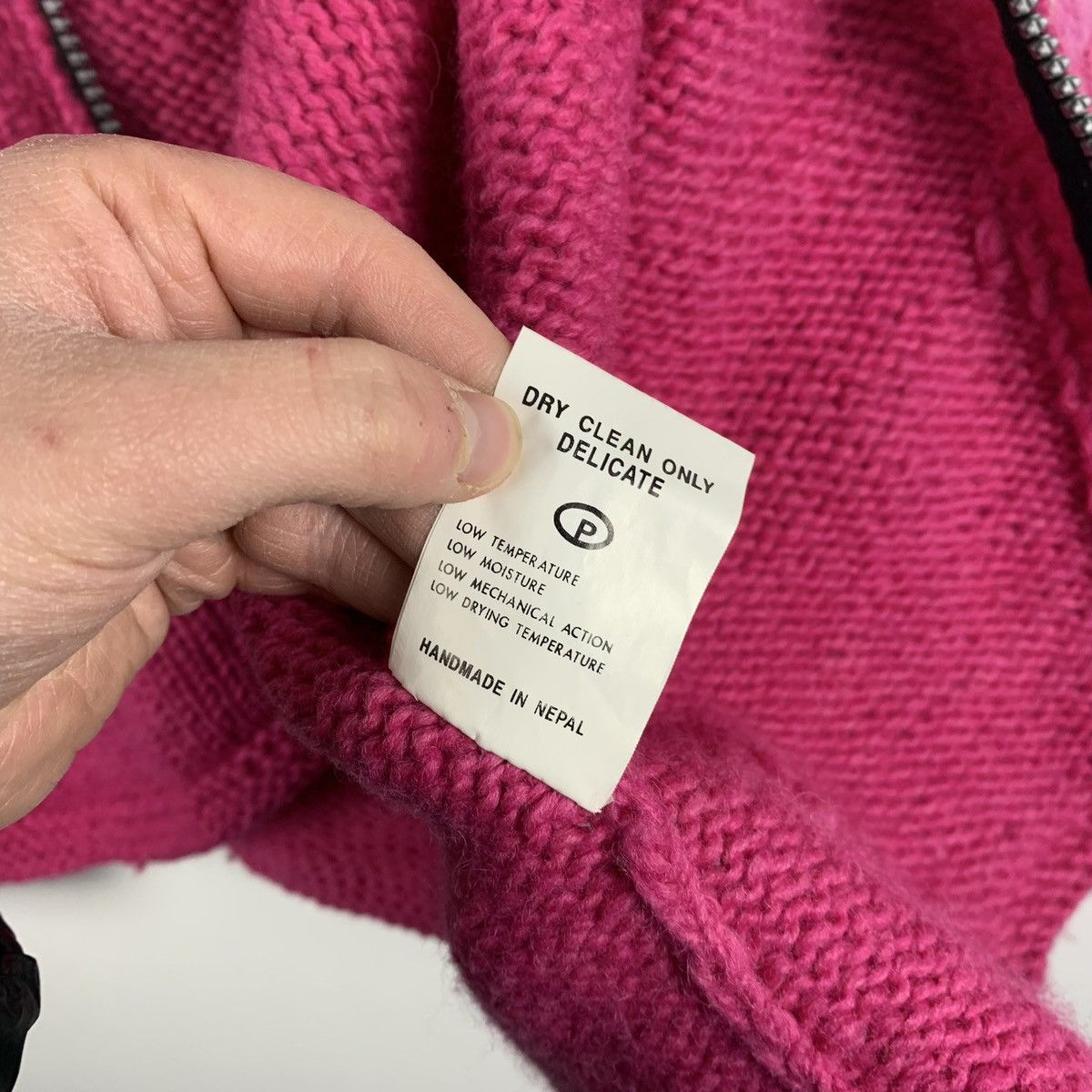 Other Vintage Y2K Pachamama Hand Knit Wool Jacket Full Zip OneSize Size US XXL / EU 58 / 5 - 18 Thumbnail