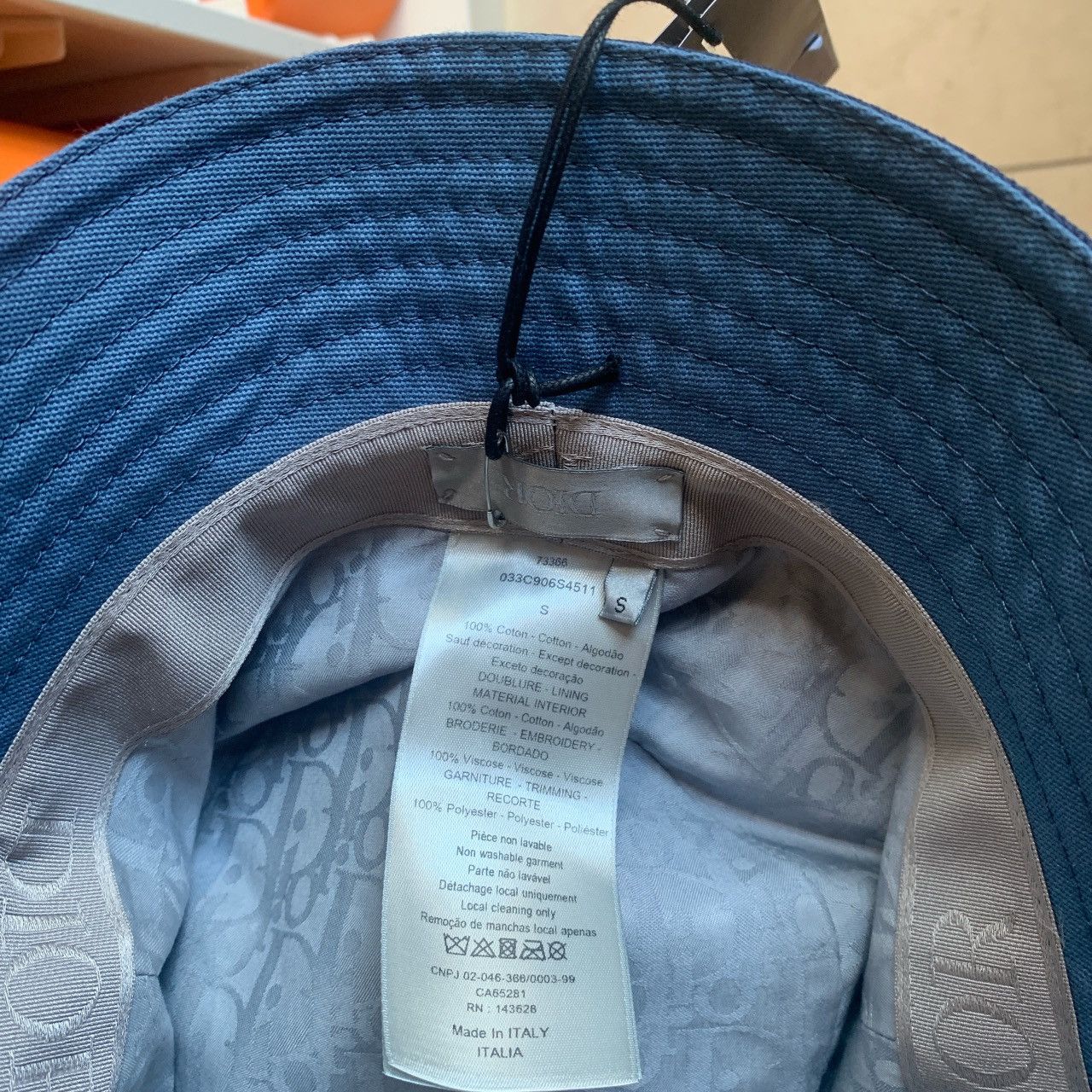 Christian Dior Monsieur CHRISTIAN DIOR ATELIER BUCKET HAT Size ONE SIZE - 3 Thumbnail
