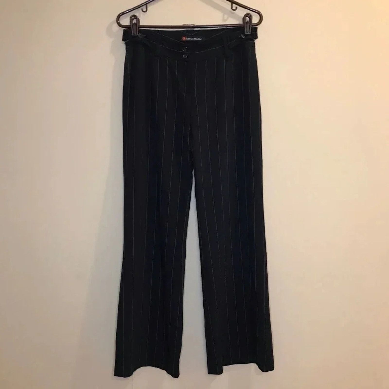 Other Adrienne Vittadini Pinstripe Dress Pants Career Size 27" / US 4 / IT 40 - 1 Thumbnail