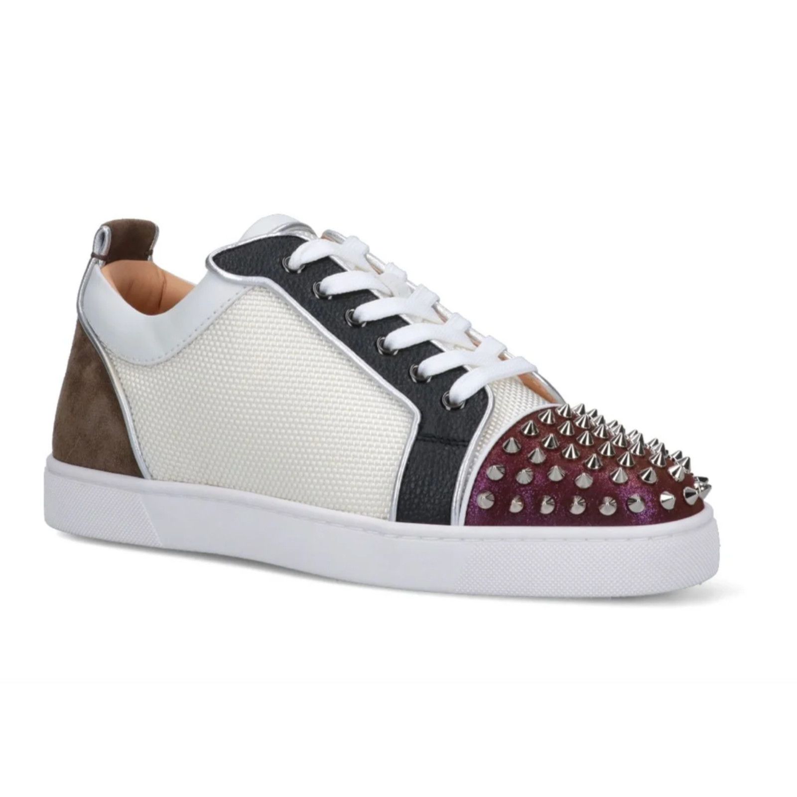 Christian Louboutin Christian Louboutin Louis Junior Spikes Low Top Sneakers Size US 11 / EU 44 - 3 Thumbnail