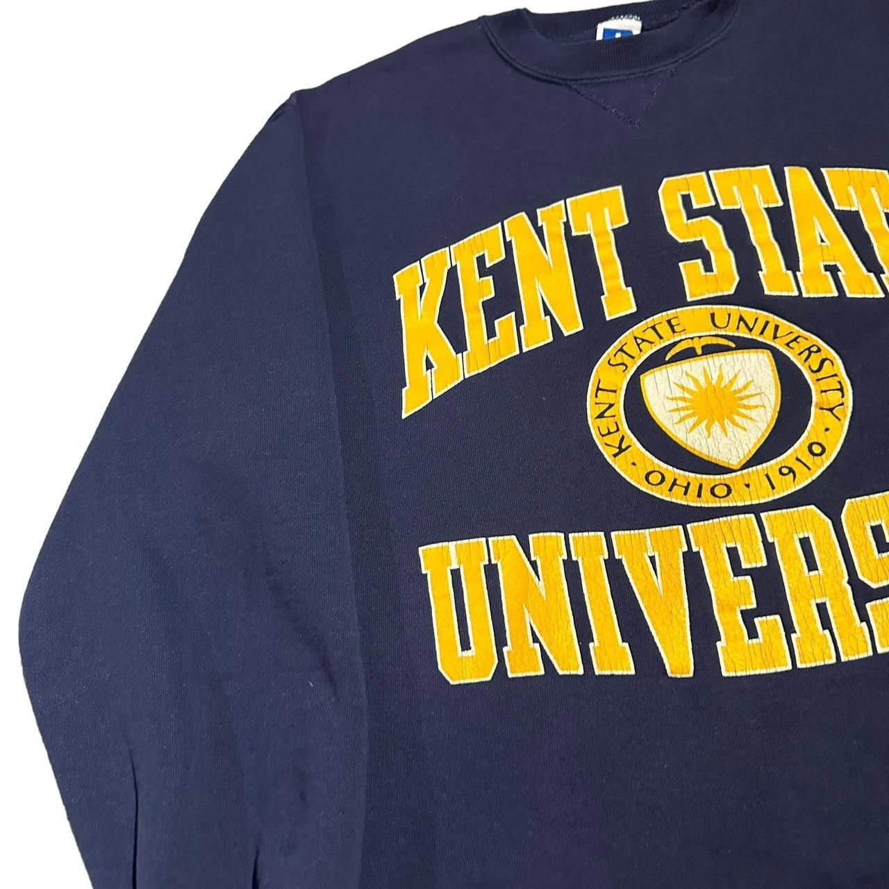 Russell Athletic 90s Kent State University Russell Sweatshirt (MADE IN USA) Size US L / EU 52-54 / 3 - 4 Thumbnail