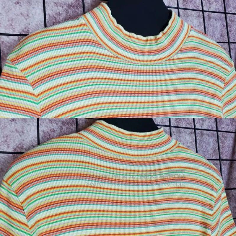 Other Lanvin Yellow Striped Cotton Summer T-Shirt . Size M / US 6-8 / IT 42-44 - 4 Thumbnail