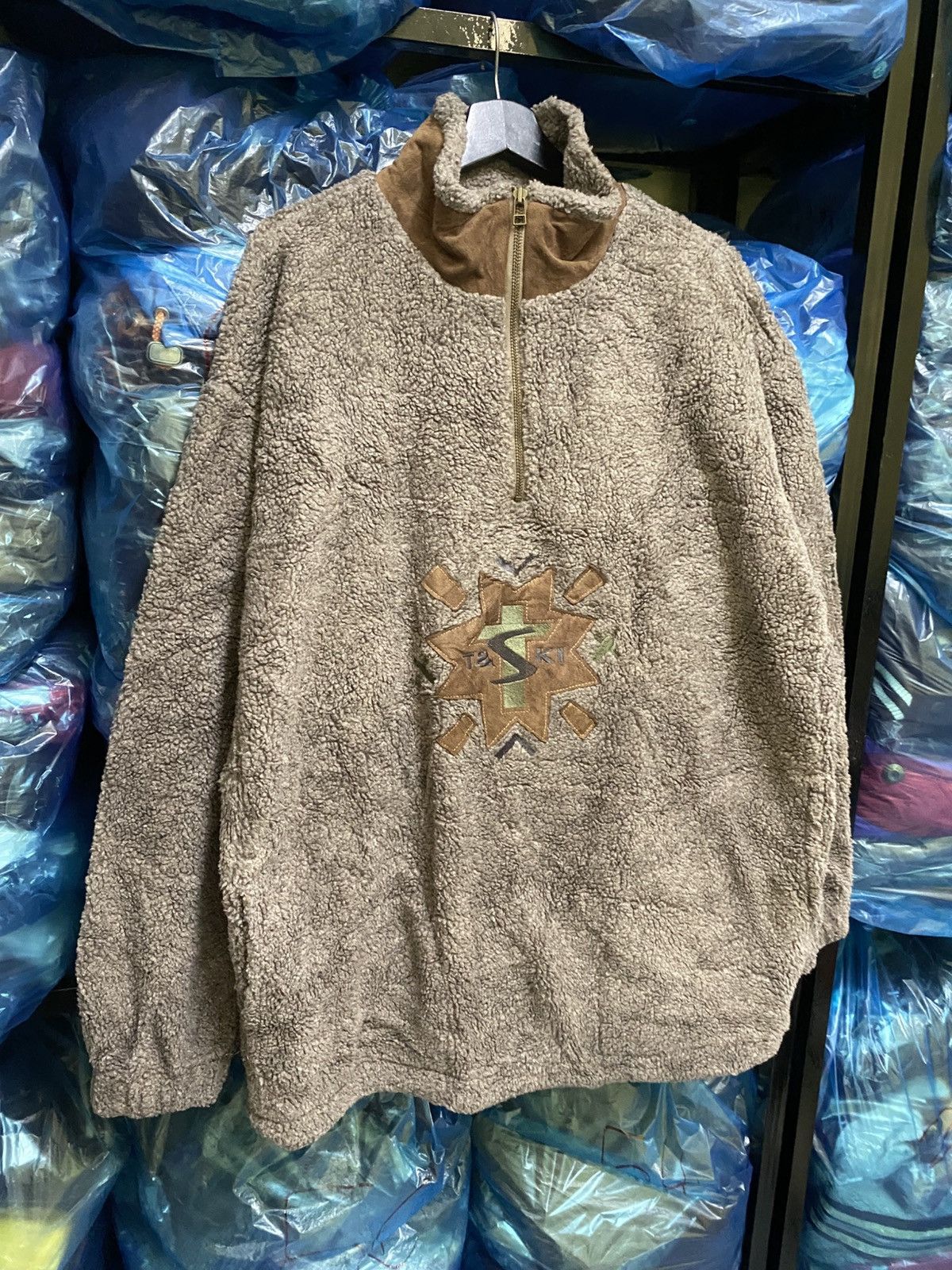 Urban Outfitters VINTAGE T & SKI ORIGINAL 1/4 ZIPPER FLEECE JACKET Size US M / EU 48-50 / 2 - 3 Thumbnail