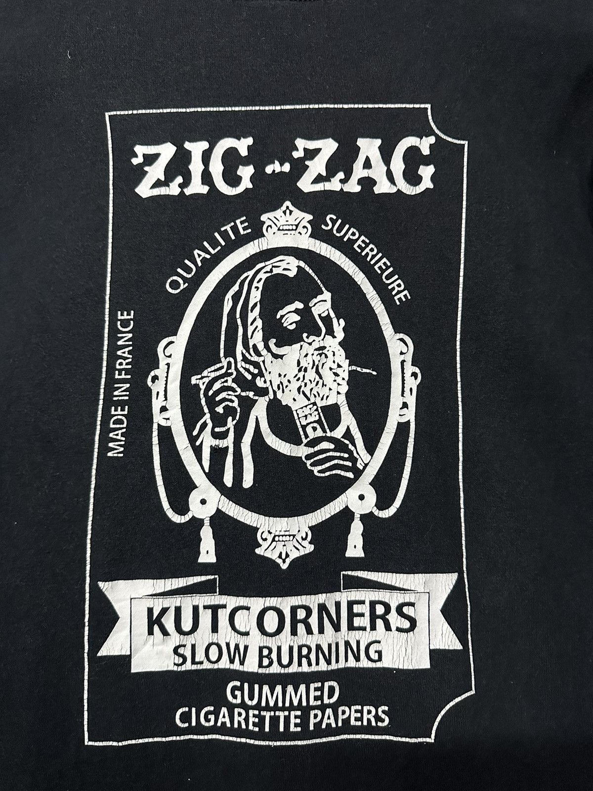 Anvil × Vintage Vintage Zig Zag Kutc Corners Faded Tee Size US M / EU 48-50 / 2 - 2 Thumbnail