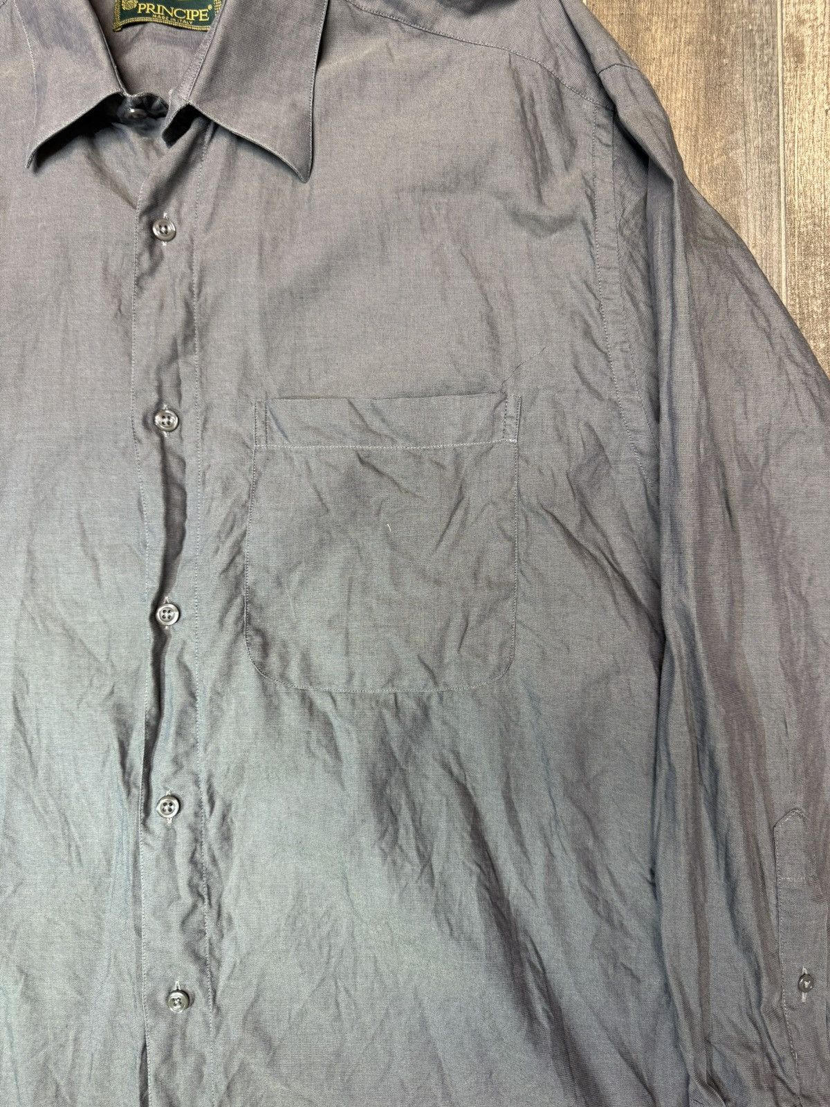 Principe Principe Single Needle Extra Fine Cotton Made in Italy Shirt Size US M / EU 48-50 / 2 - 3 Thumbnail