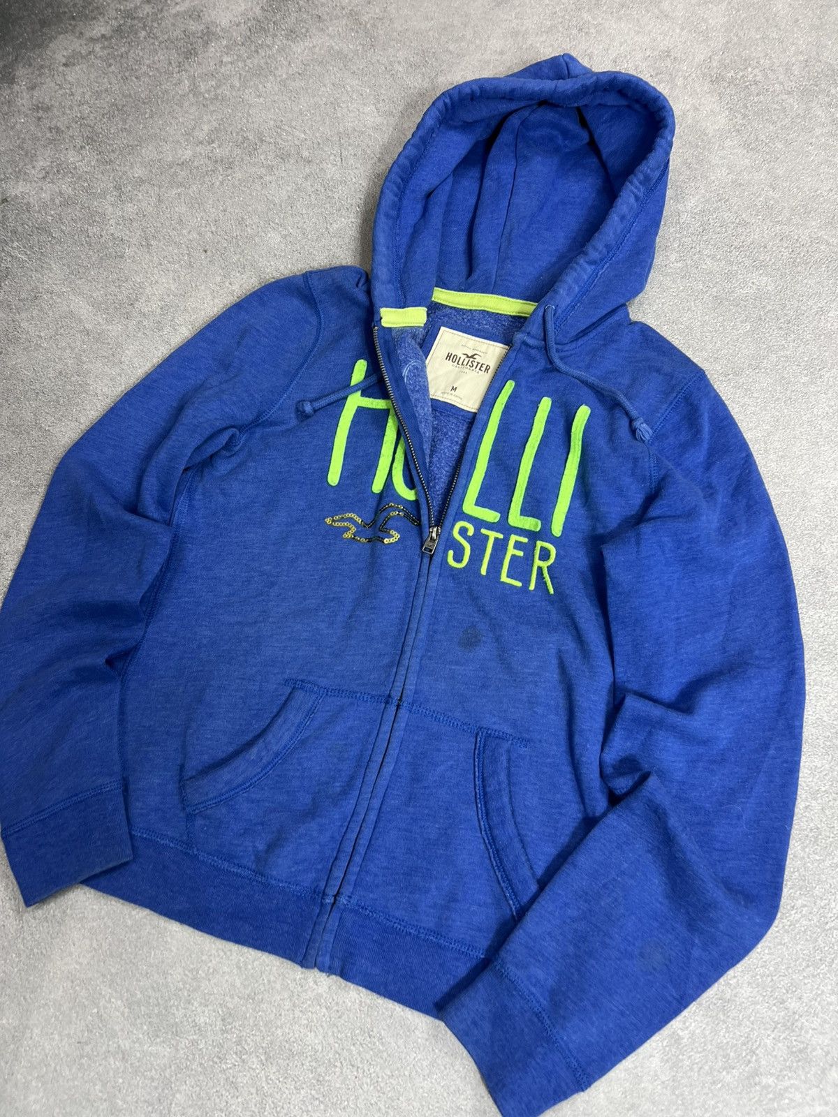 Hollister Y2K Hollister Zip-Up Y2K If6was9 style hoodie big logo Size US S / EU 44-46 / 1 - 5 Thumbnail