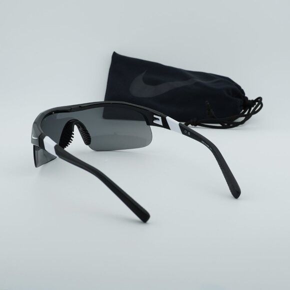 Nike NIKE SHOW X1 DX6520 011 Sunglasses Black Shield Frame Size ONE SIZE - 10 Thumbnail
