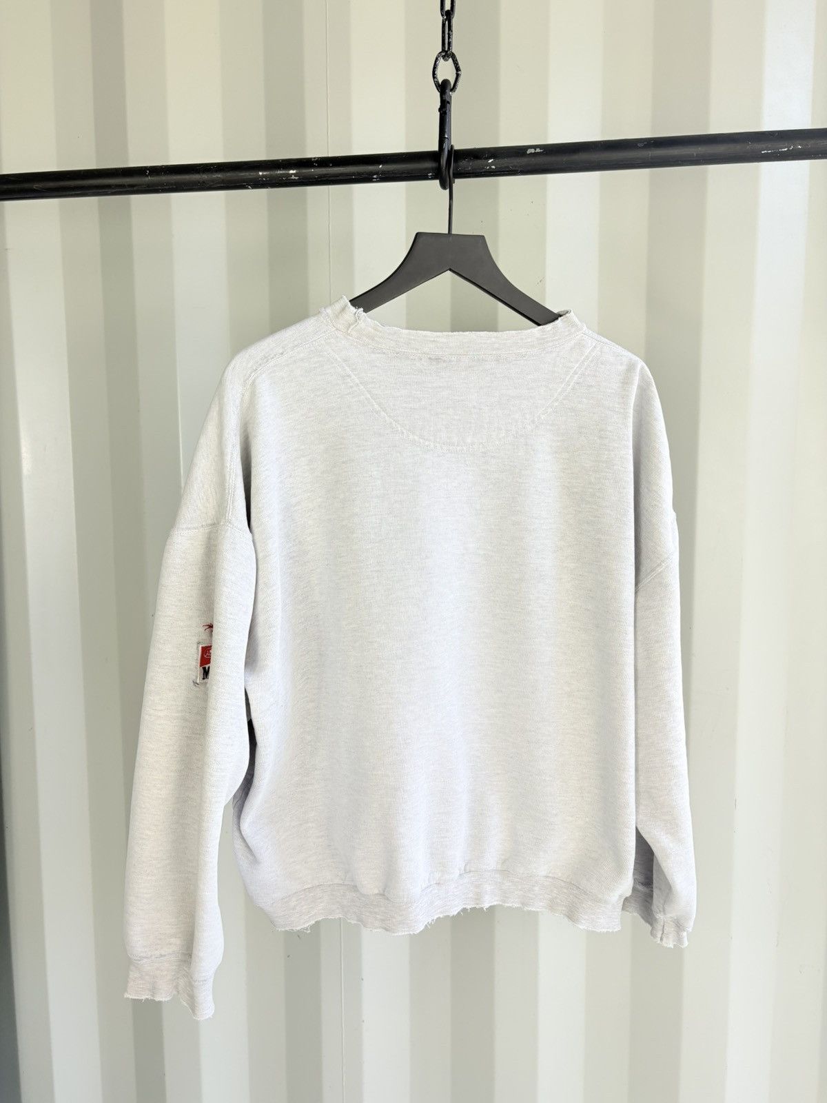 Vintage Marlboro Thrashed Distressed Faded Sweatshirt Grunge Size US XL / EU 56 / 4 - 6 Thumbnail