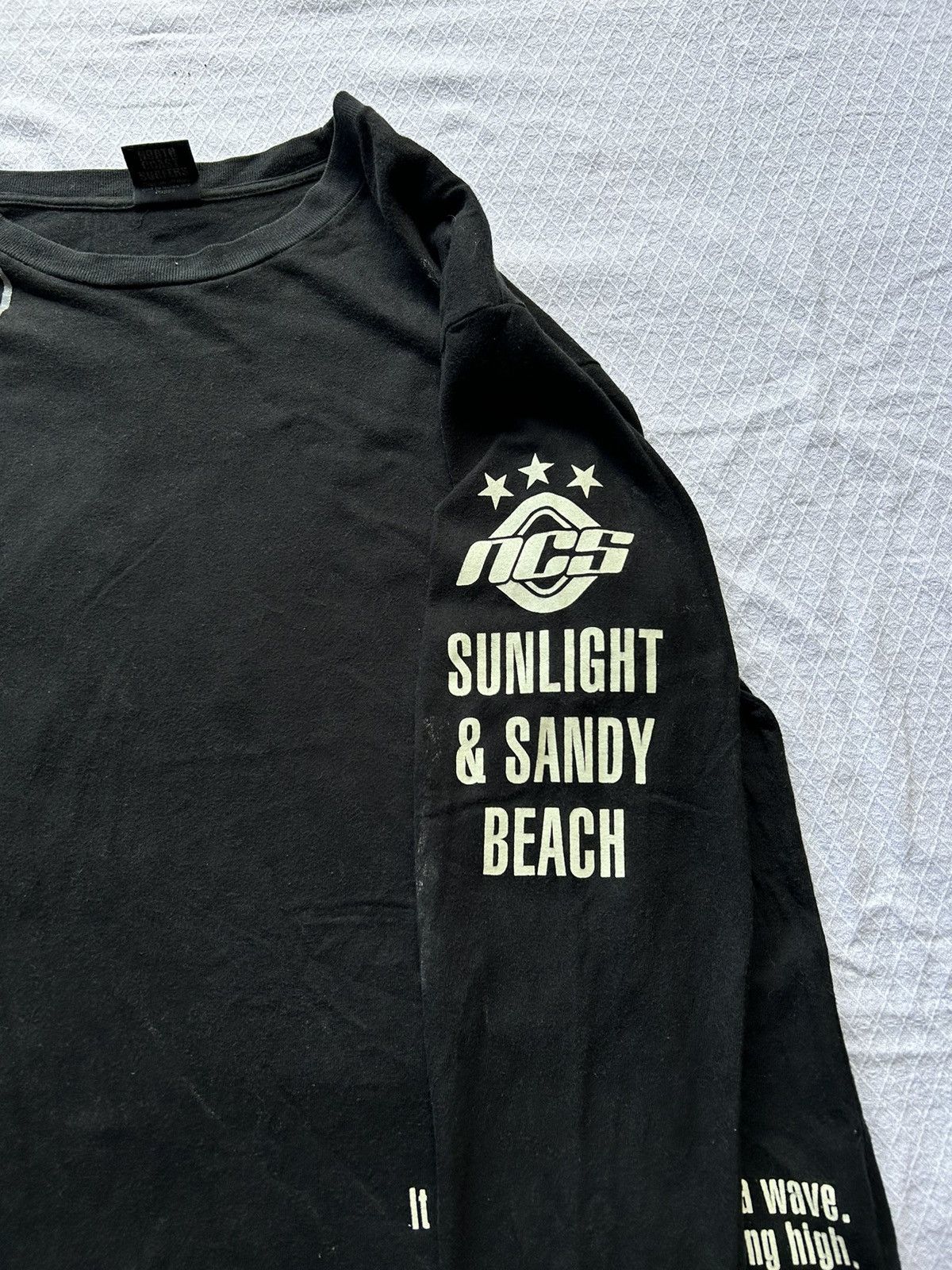 Vintage North Coast Surfers Japan Seditionaries Poem Long Sleeve Size US L / EU 52-54 / 3 - 5 Thumbnail