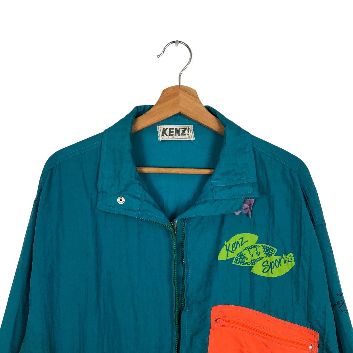 Japanese Brand VINTAGE KENZ SPORTS BOMBER JACKET RARE COLOUR STREETWEAR Size US M / EU 48-50 / 2 - 2 Thumbnail