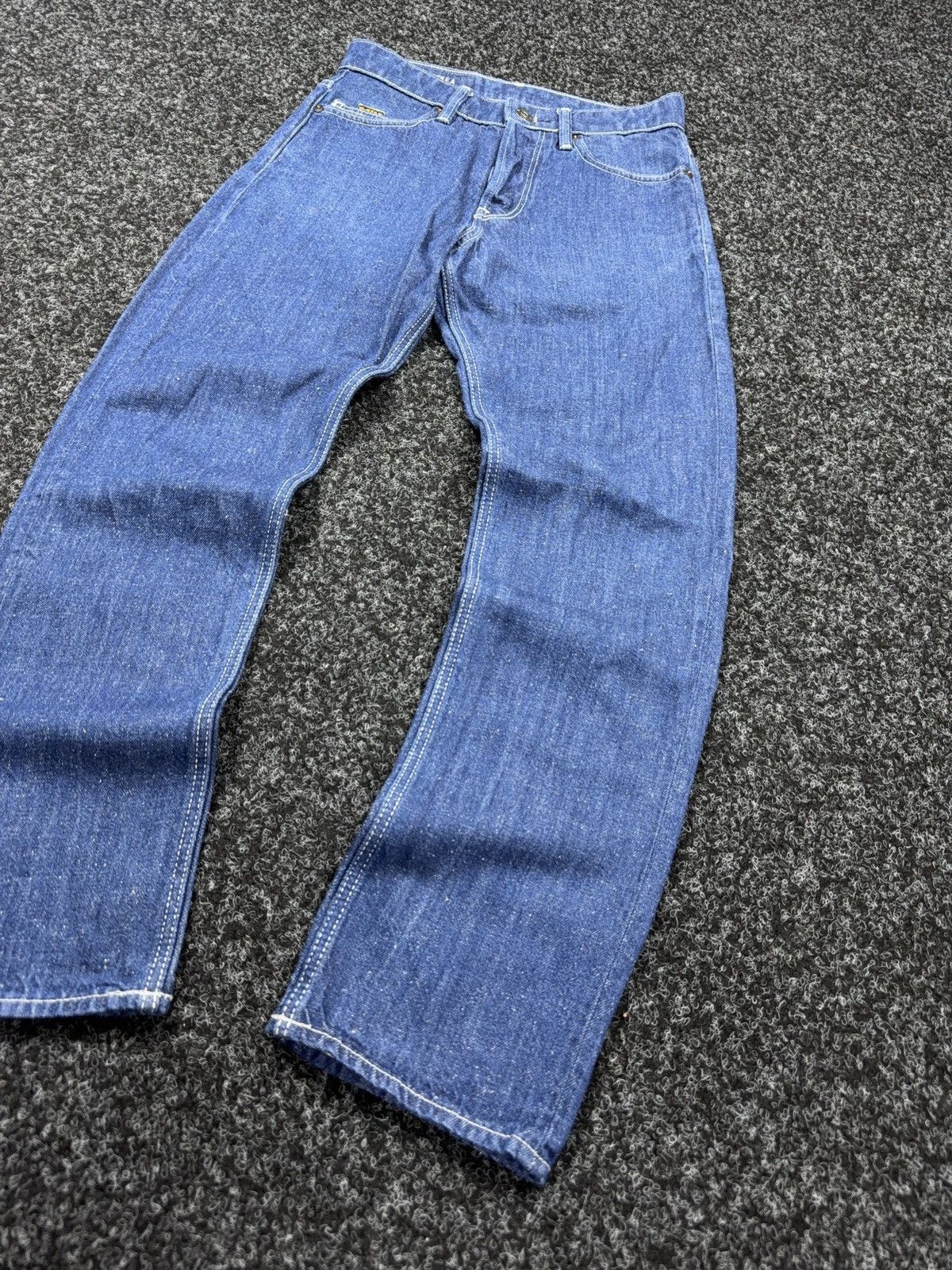 G-Star Vintage 00s Y2K G-Star RAW Triple A Straight Dark Blue Jeans Size 26" / US 2 / IT 38 - 3 Thumbnail