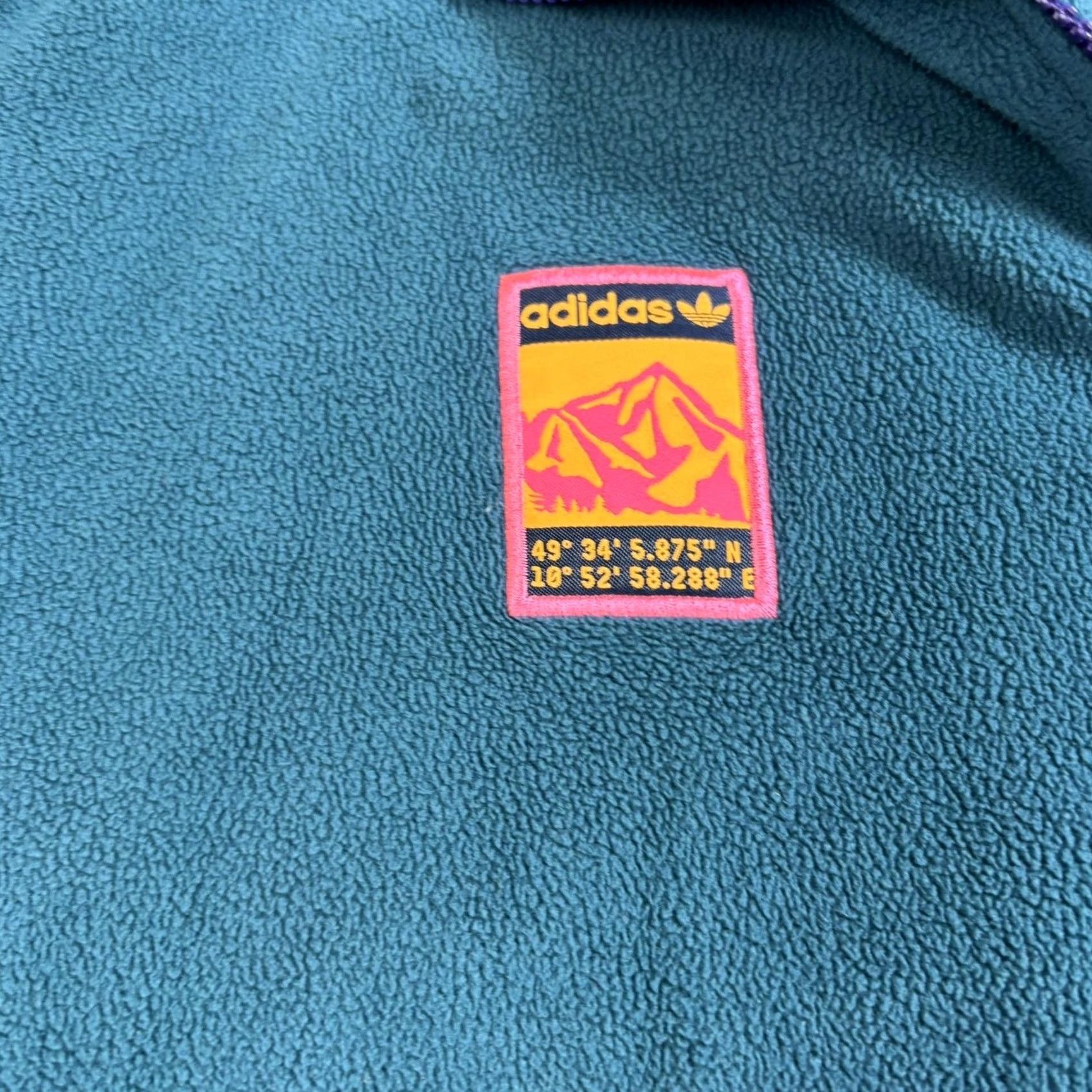 Adidas Adidas Pullover Jacket Men Medium Green Fleece 1/4 Zip Hiking Outdoor Trefoil Logo Shorts Size US M / EU 48-50 / 2 - 5 Thumbnail