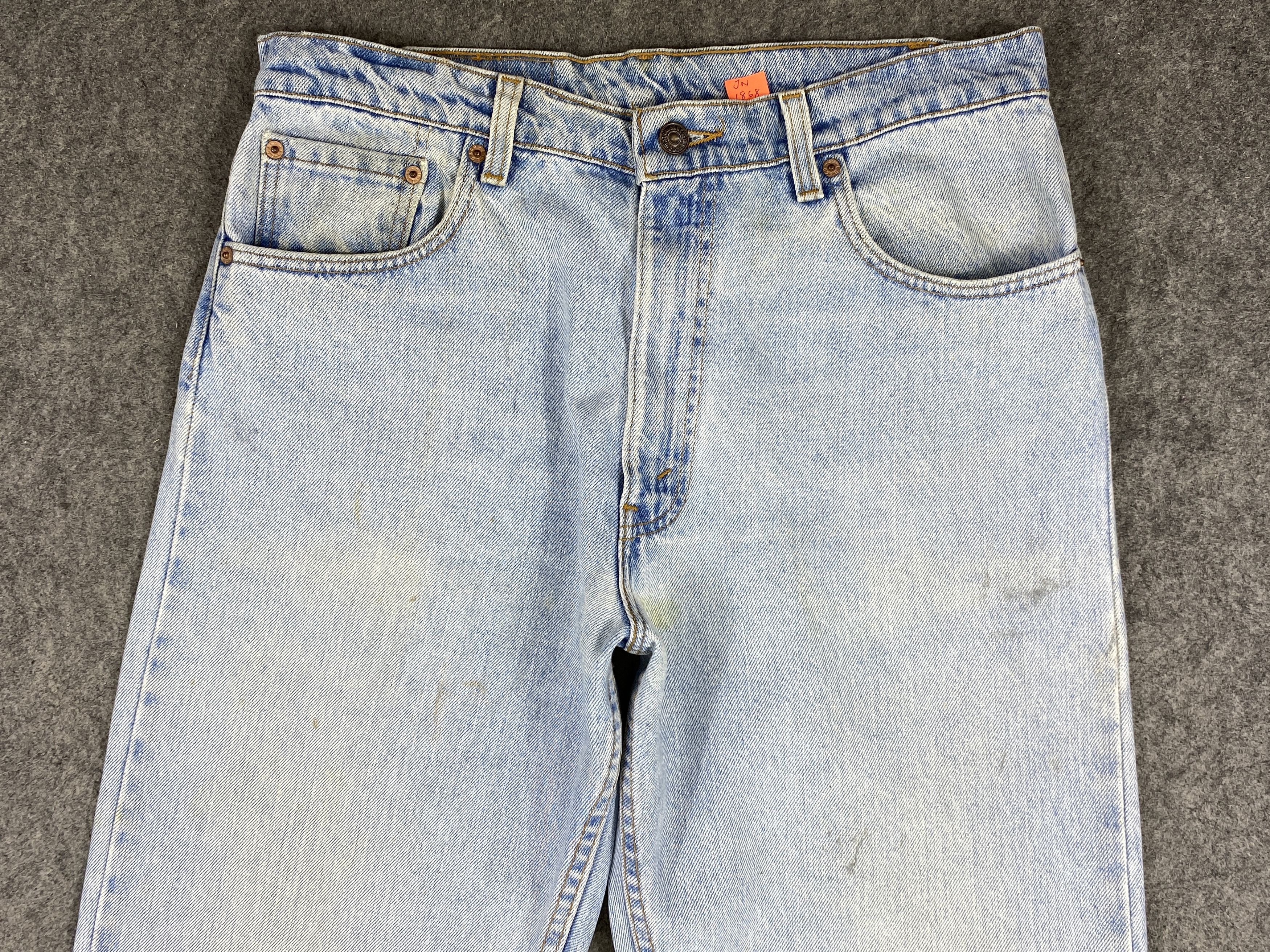 Levi's 90's Light Blue Wash Vintage Levi's 550 USA 34x35.5 -JN1868 Size US 34 / EU 50 - 3 Thumbnail