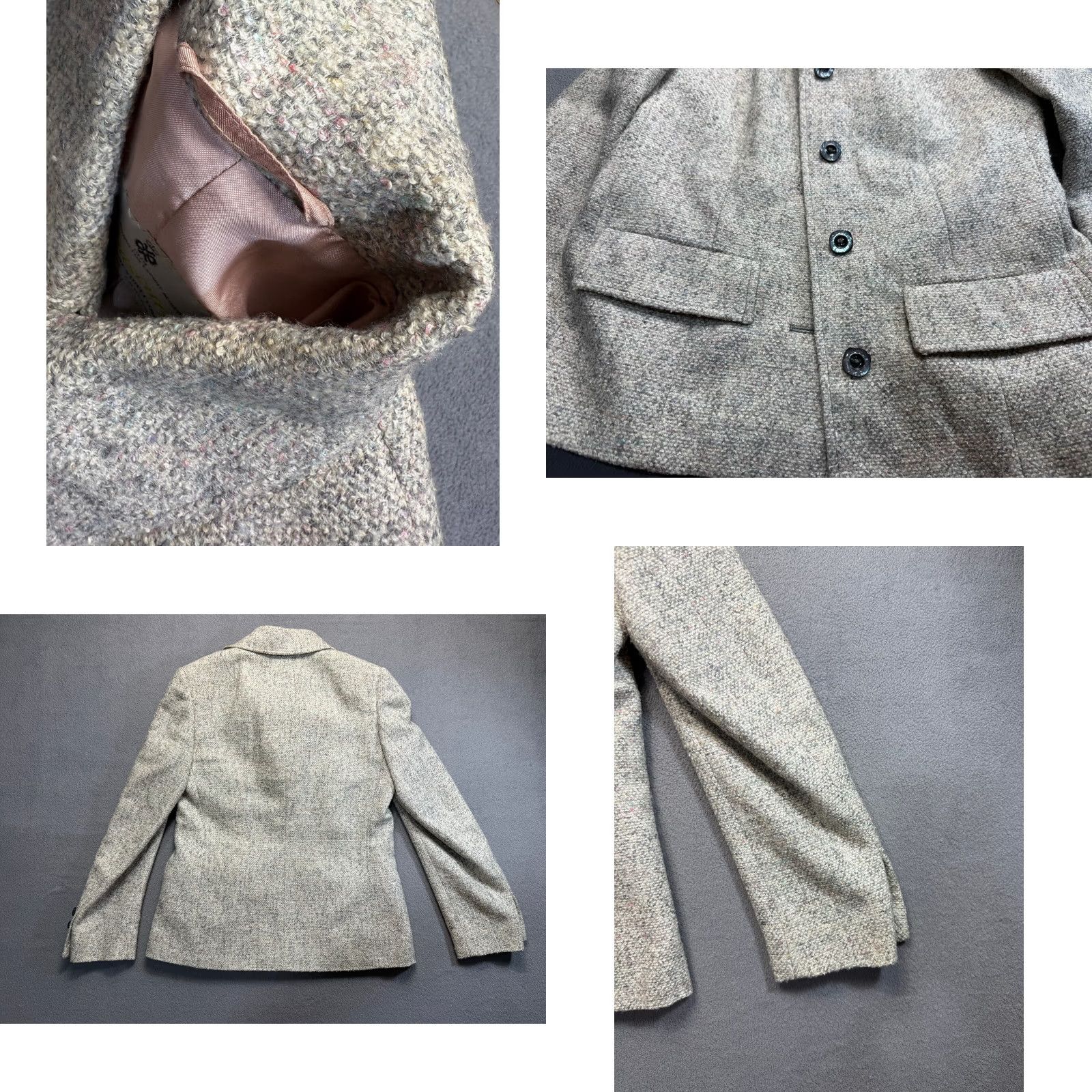 Aquascutum Aquascutum Beige Wool Blend Jacket Womens Size 36in Regular Size XS / US 0-2 / IT 36-38 - 10 Thumbnail