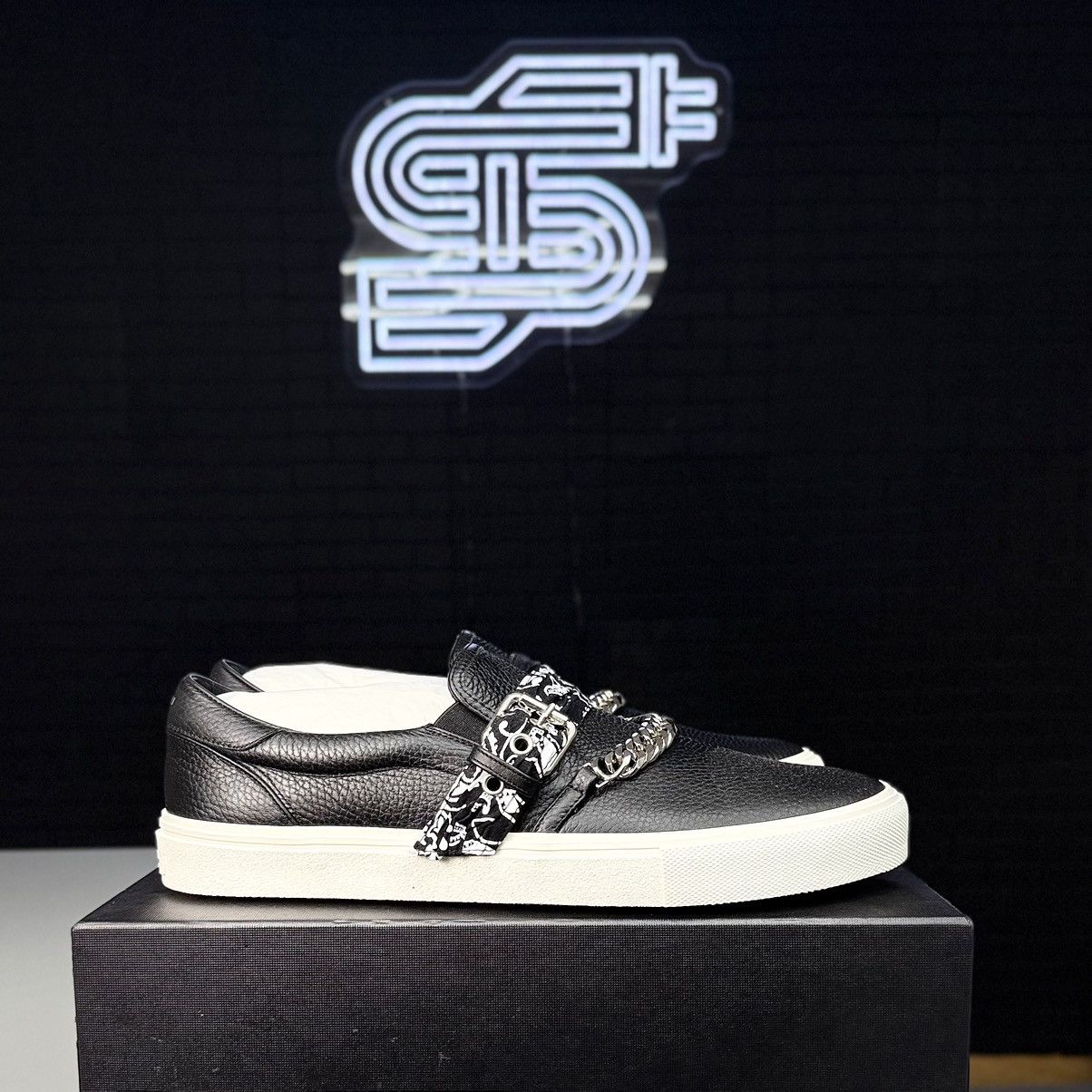 Amiri Amiri Bandana Chain Slip-On Sneaker Size US 13 / EU 46 - 2 Thumbnail