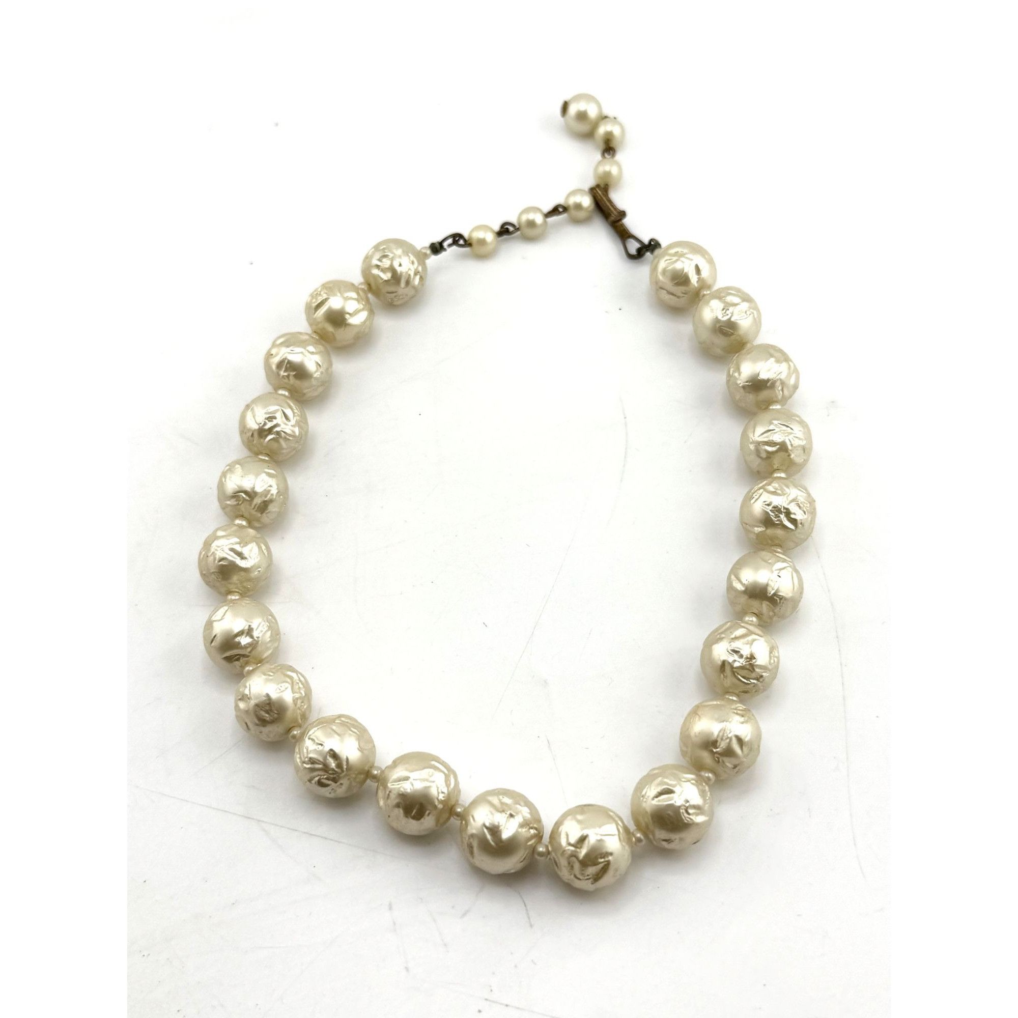 Vintage Vintage baroque faux pearl beaded collar necklace Size ONE SIZE - 4 Thumbnail