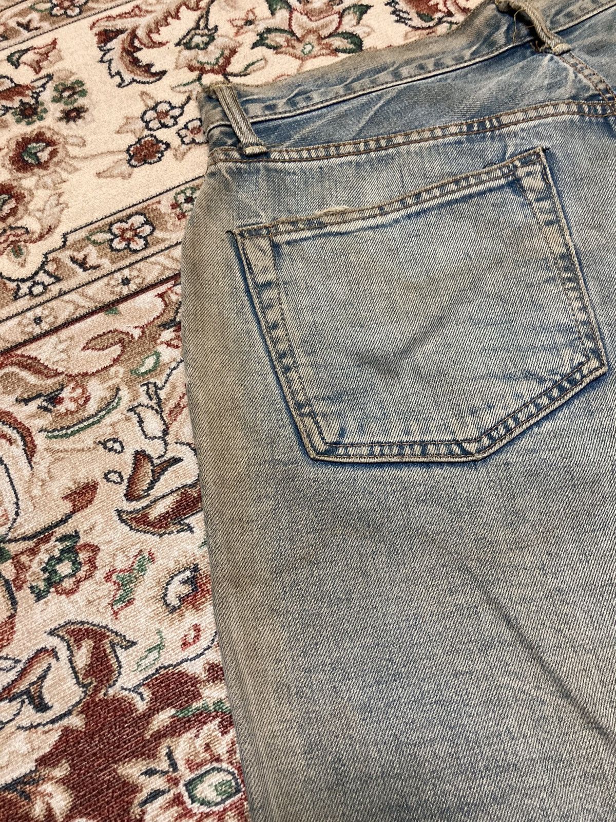 Japanese Brand Vintage Distressed Sewing Chop Jeans Size US 30 / EU 46 - 12 Thumbnail