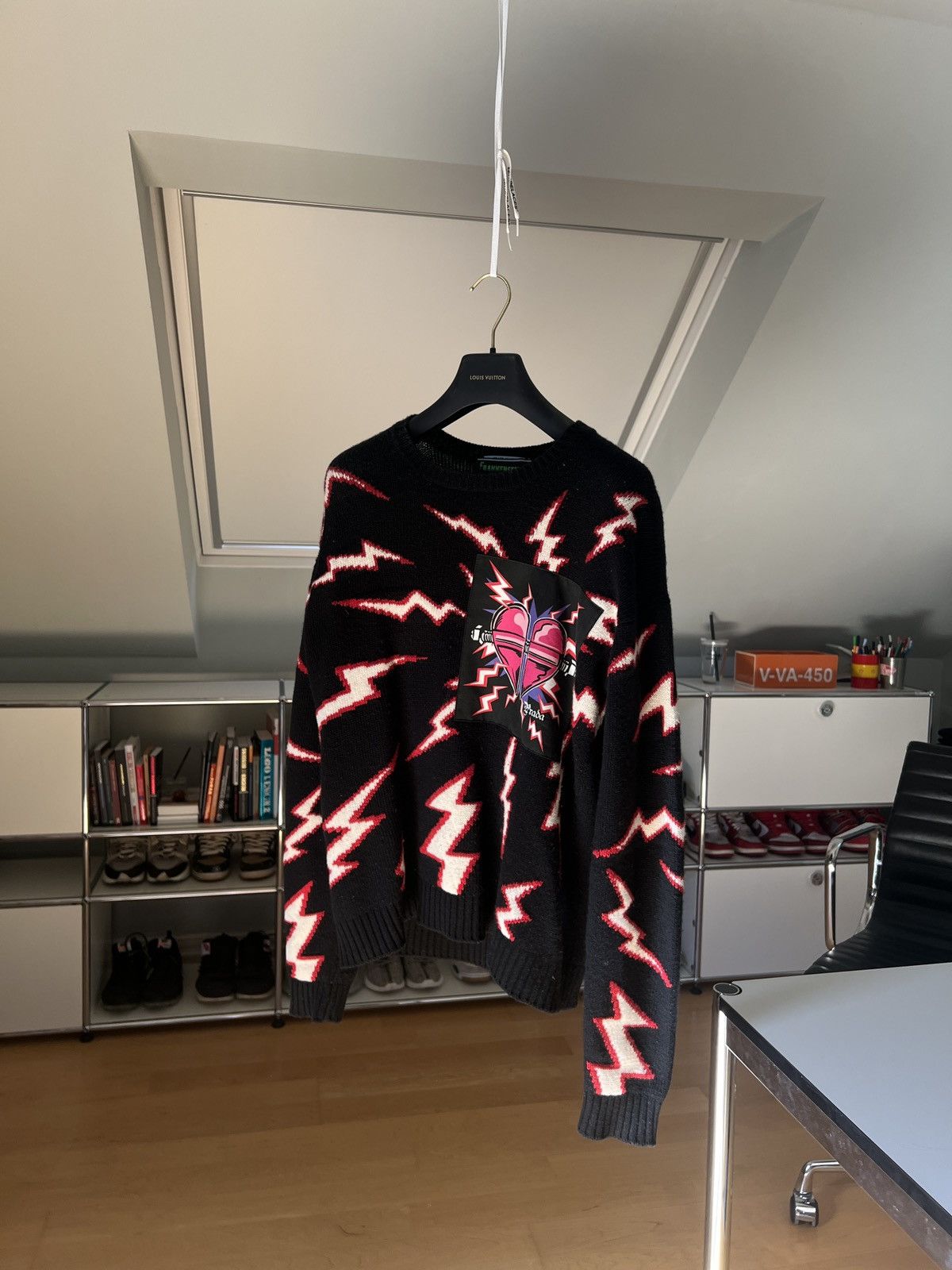 Prada Prada Frankenstein Broken Heart Knit Size US M / EU 48-50 / 2 - 1 Thumbnail