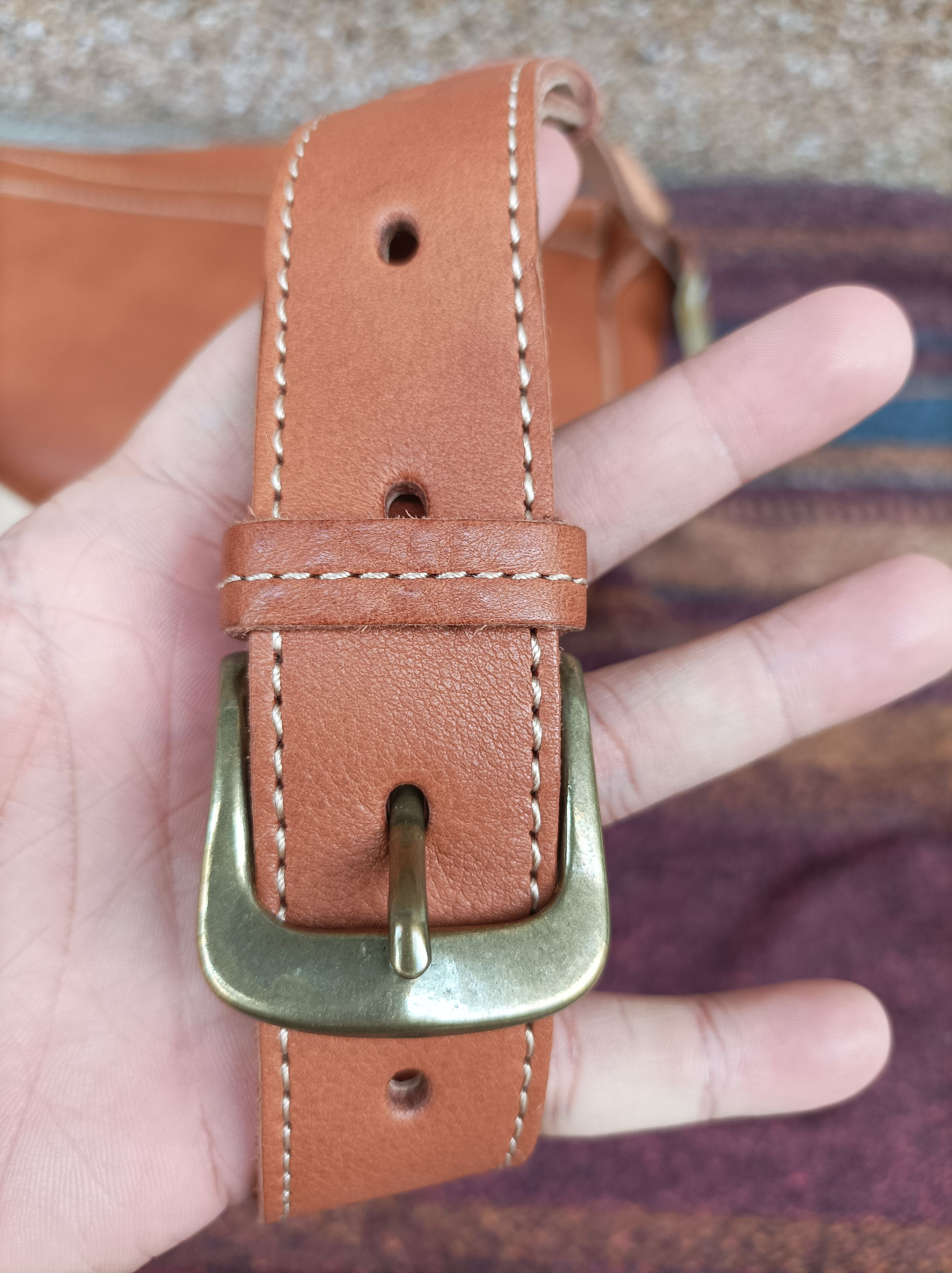 Japanese Brand (B48) Parley Tokyo Japanese Brand Leather Crossbody Bag Size ONE SIZE - 19 Thumbnail