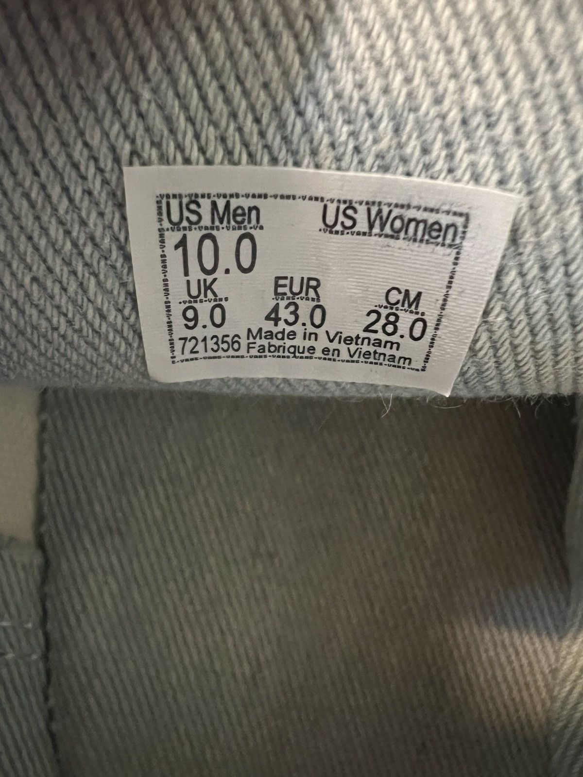 Vans Dark blue vans authentic shoe Size US 10 / EU 43 - 7 Thumbnail