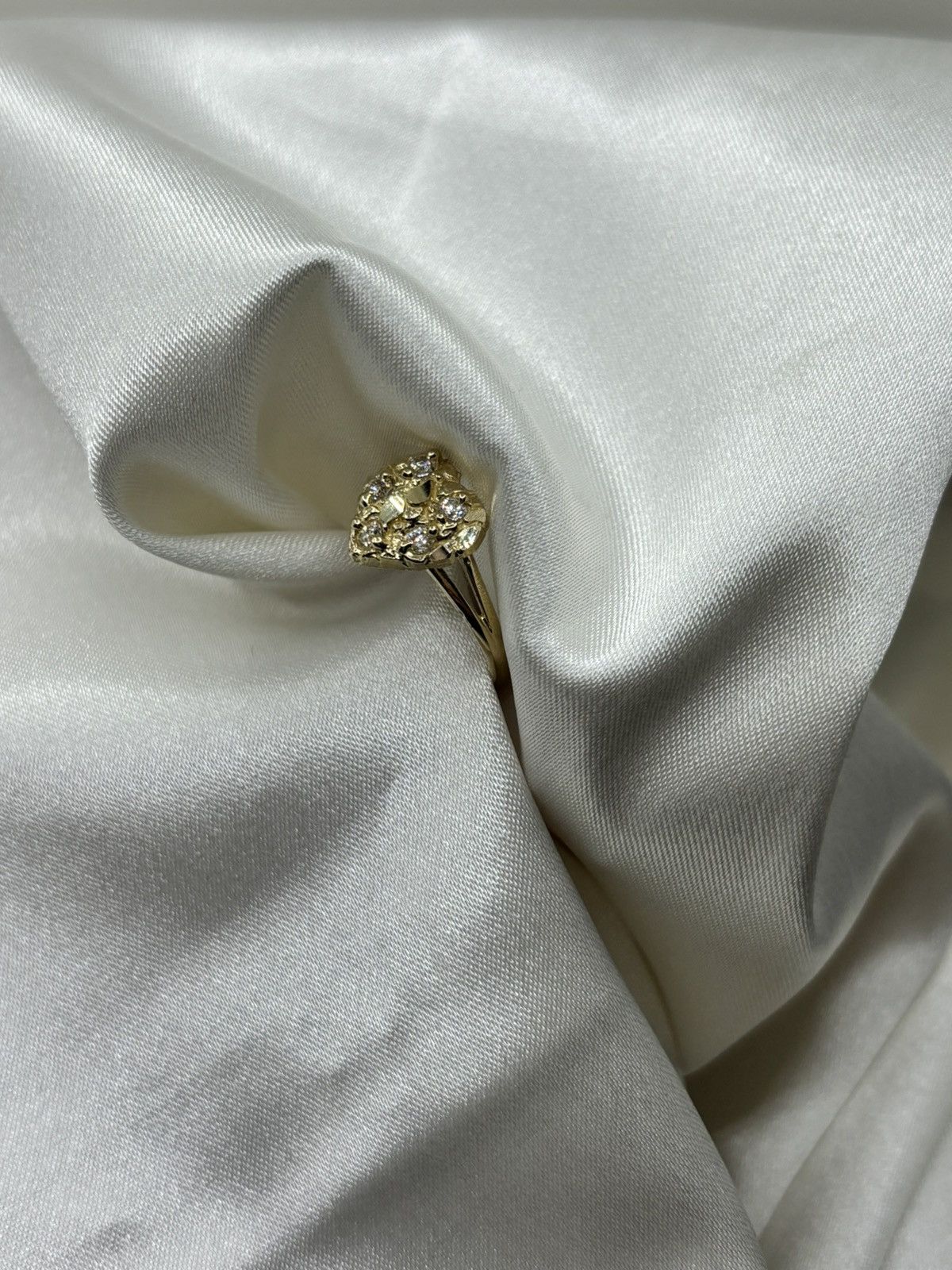 Other 14k Heart Nugget Ring sz7 Size ONE SIZE - 4 Thumbnail