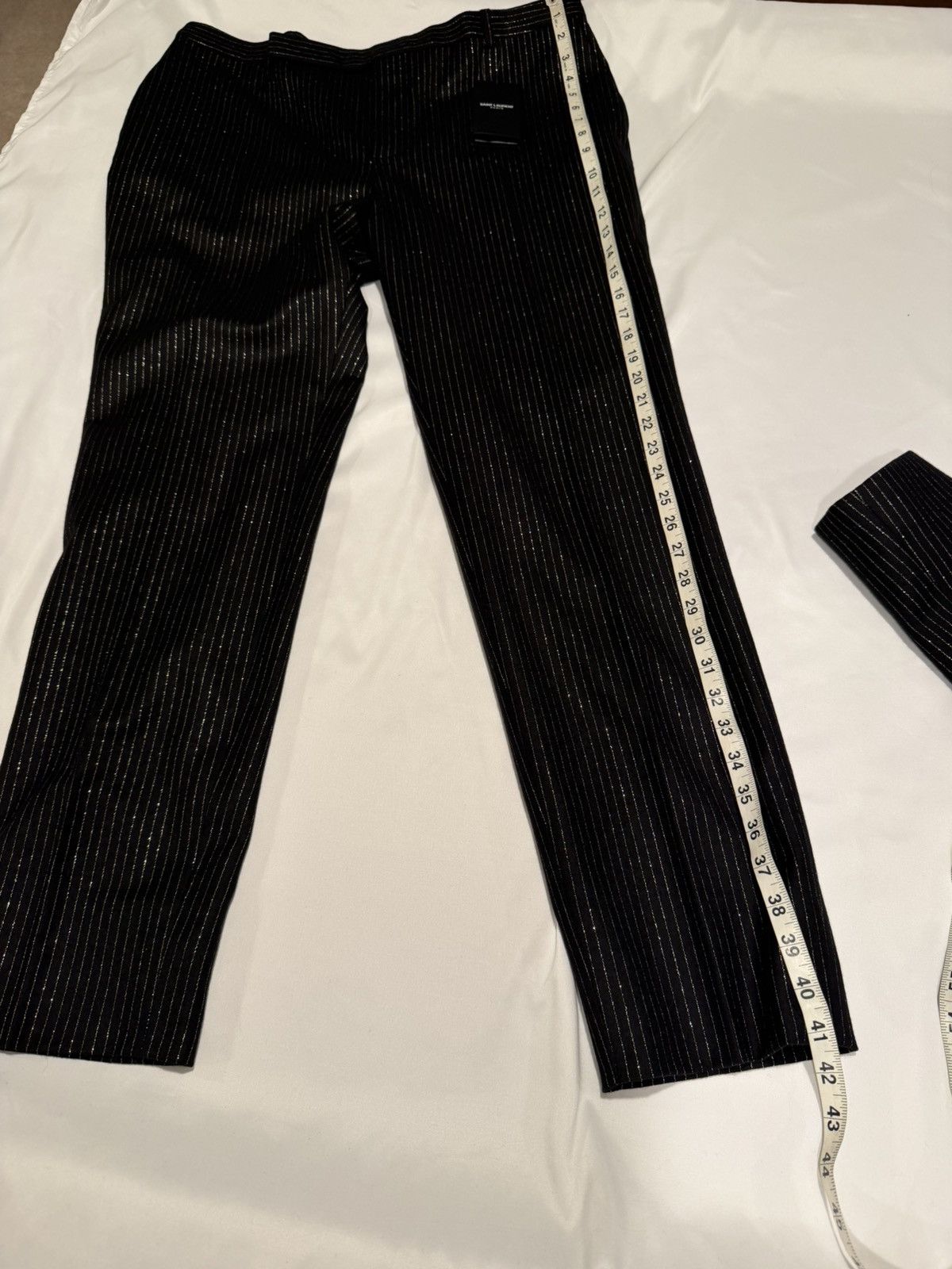 Saint Laurent Paris Saint Laurent mens gold stripes suit. 54/44. $4400 Size 44R - 4 Thumbnail