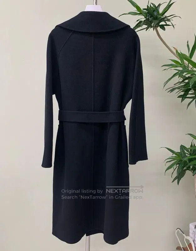 Max Mara MaxMara Stylish Black Women's Coat . Size M / US 6-8 / IT 42-44 - 4 Thumbnail
