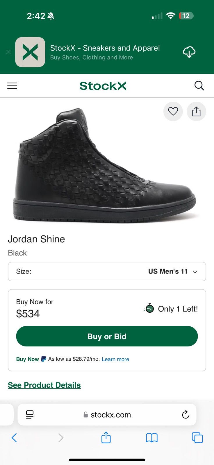 Jordan Brand × Nike JORDAN SHINE Size US 11 / EU 44 - 11 Thumbnail